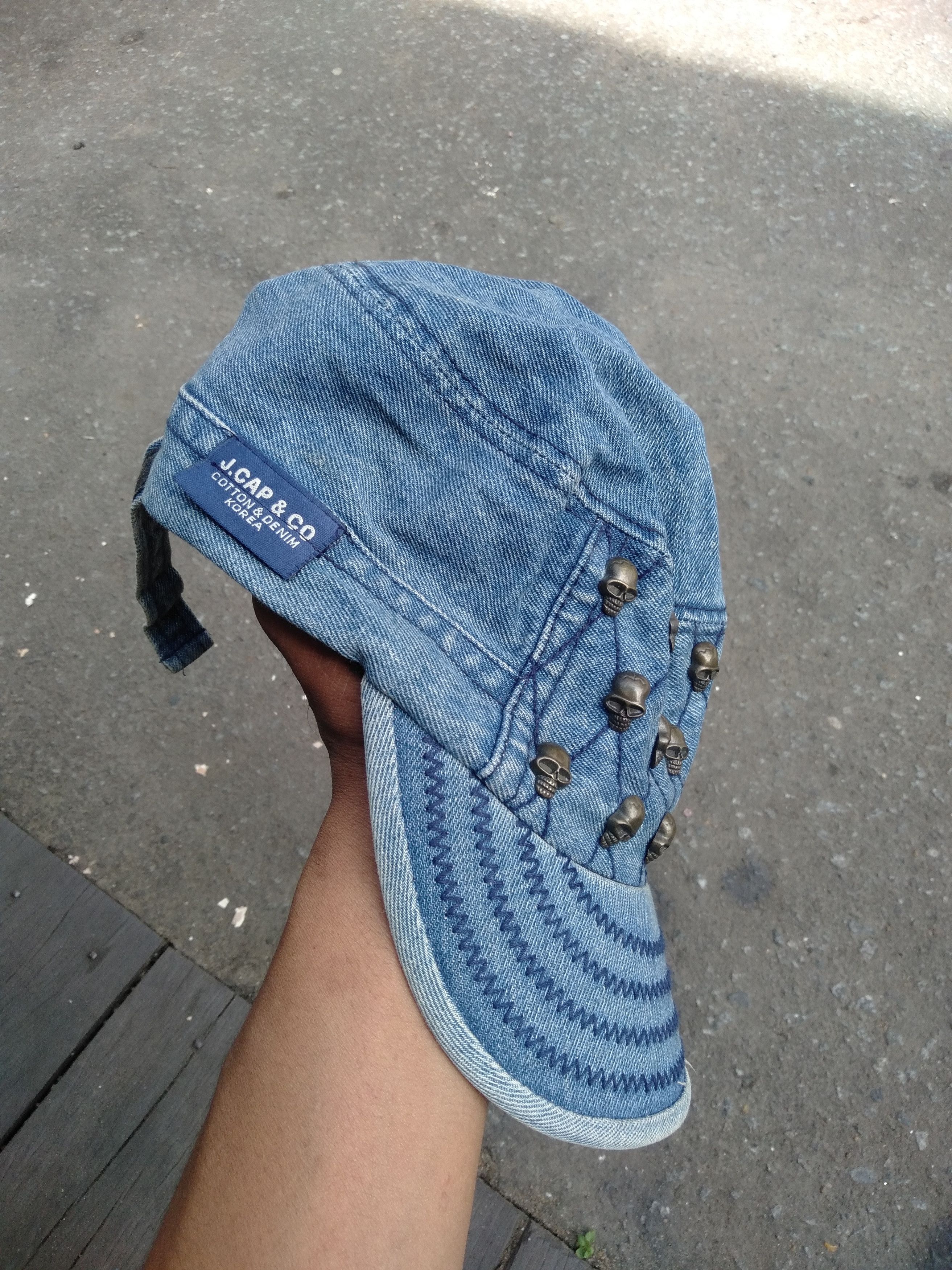 Hysteric Glamour Crazy💀 JCap&Co Skull Studded Comando Hat Punk LGB Style Size ONE SIZE - 8 Thumbnail