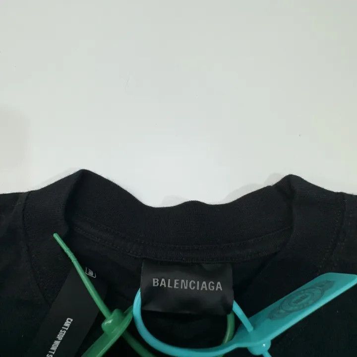 Balenciaga Balenciaga SS23 Hand Drawn Logo T-Shirt 0079-2507 Size XS / US 0-2 / IT 36-38 - 2 Thumbnail