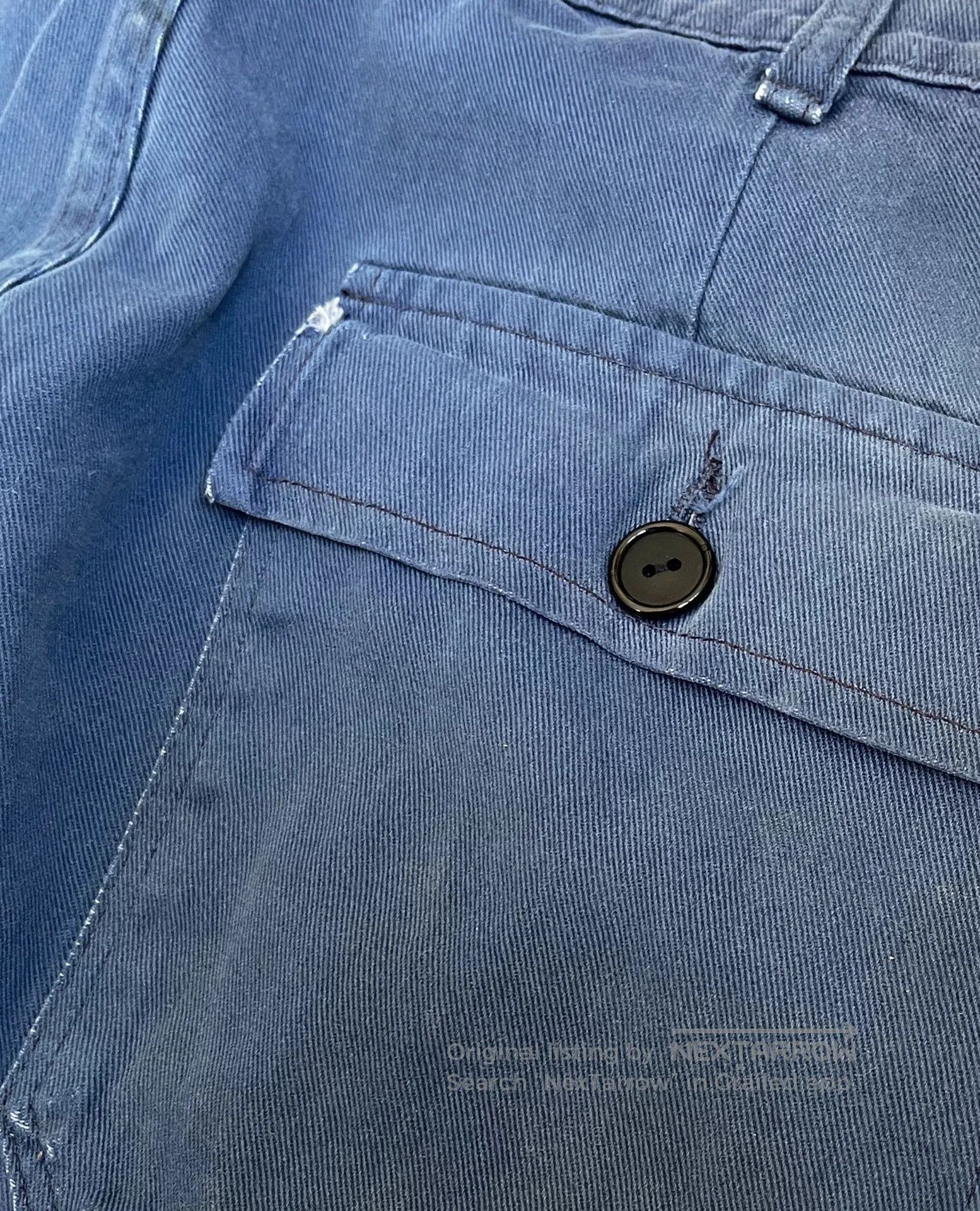 Vintage Vintage Blue Utility Pants with Patches. Size US 34 / EU 50 - 7 Thumbnail