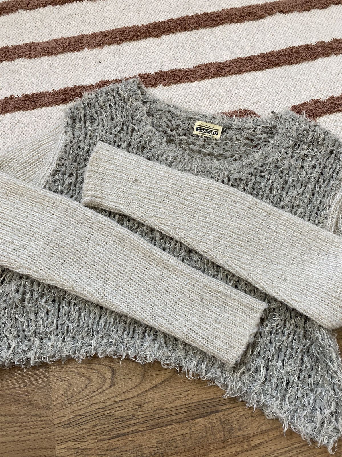 Vintage VINTAGE MOHAIR Y2K KNITTED SWEATER Size M / US 6-8 / IT 42-44 - 5 Thumbnail