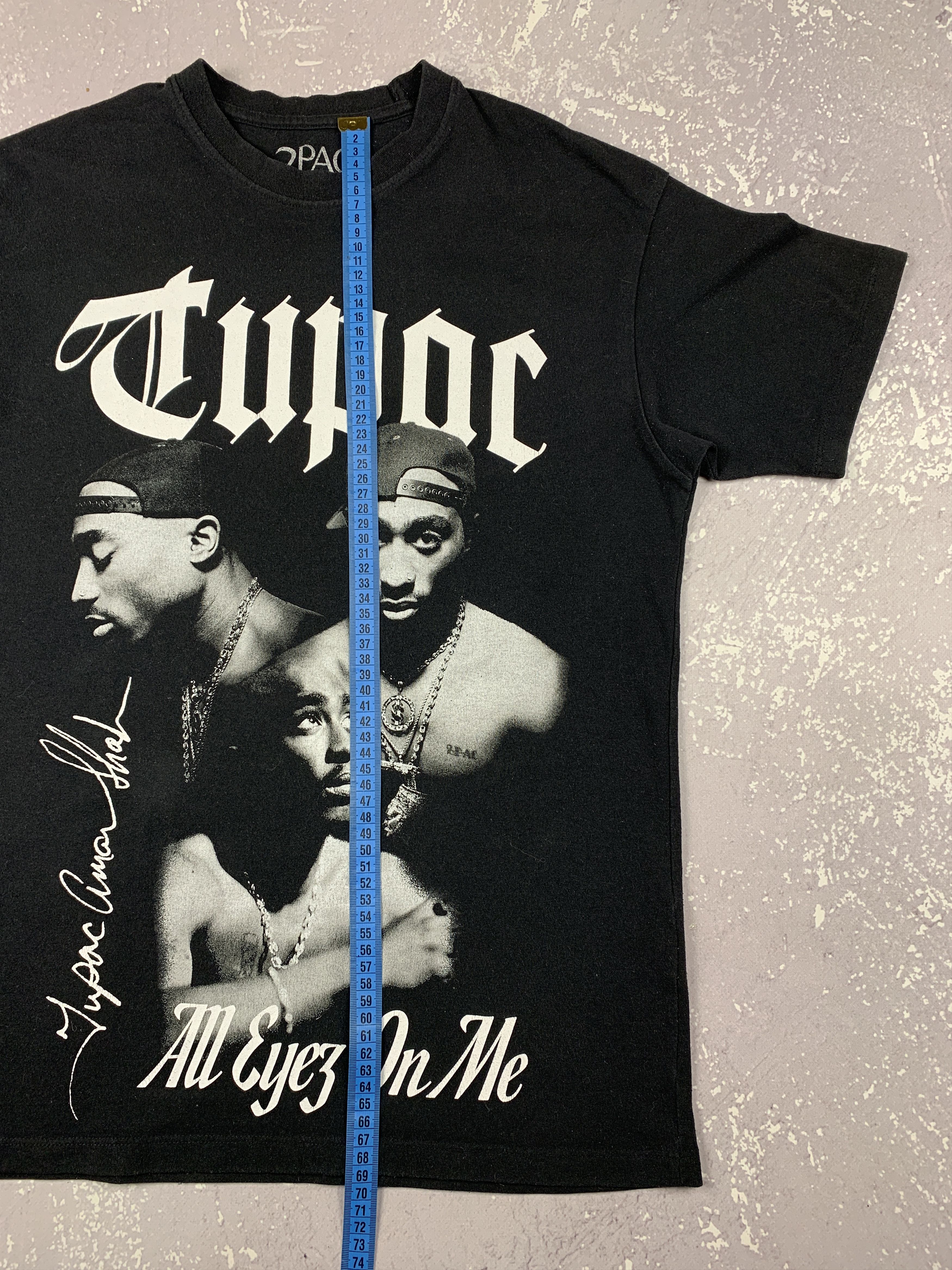 Band Tees × Rap Tees × Vintage 1996 Vintage 2Pac Tupac All Eyez On Me Rap Tee Shirt Size US M / EU 48-50 / 2 - 9 Thumbnail