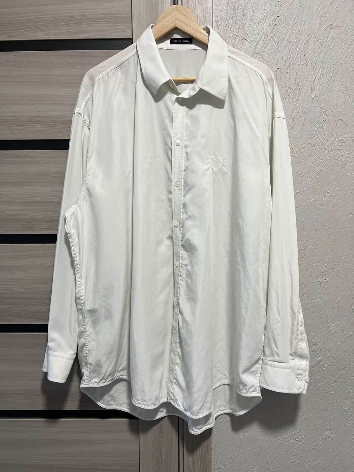 Balenciaga Balenciaga Shirt White Size US L / EU 52-54 / 3 - 5 Thumbnail
