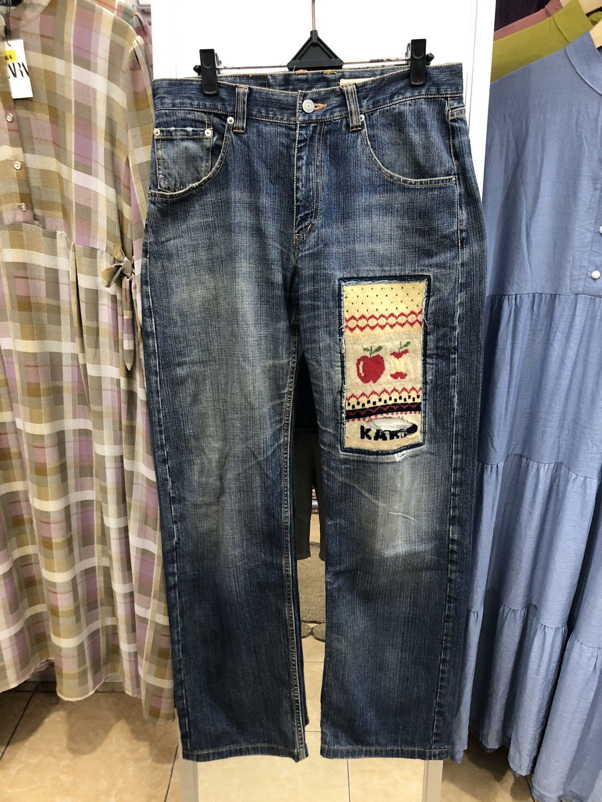 Japanese Brand × Karl Helmut Karl Helmut Patchwork Denim Size US 30 / EU 46 - 7 Thumbnail