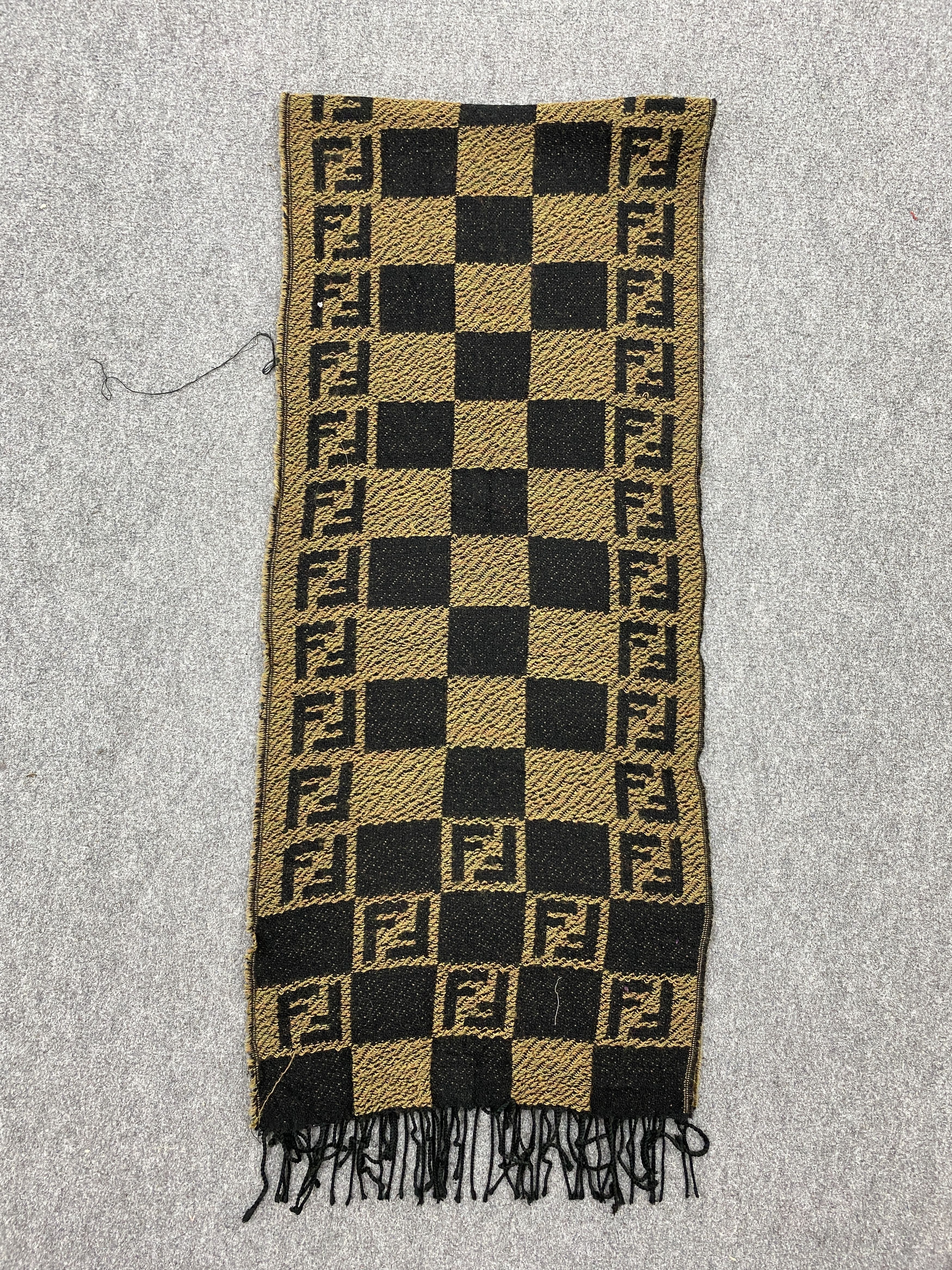 Fendi Fendi Monogram Muffler Fendi Scarf - SC0024 Size ONE SIZE - 8 Thumbnail
