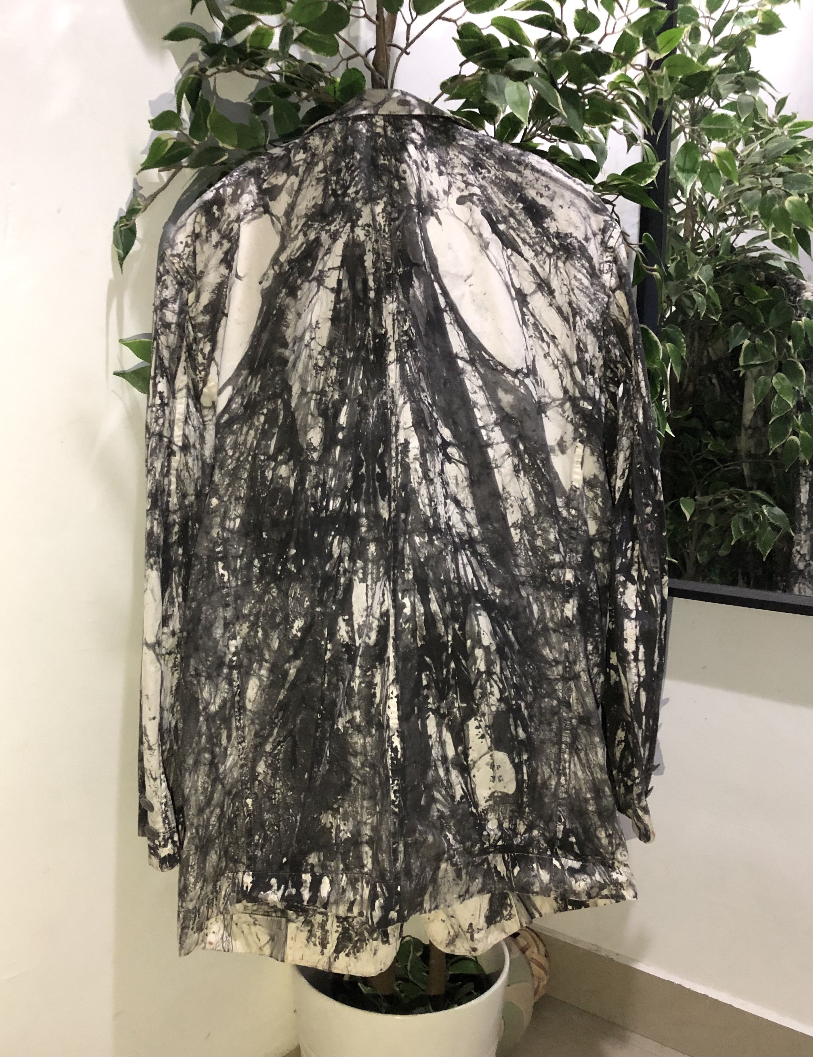 Designer × Issey Miyake SS94 Suminagashi-Dyed Cotton ISSEY MIYAKE MEN Size 50L - 2 Thumbnail