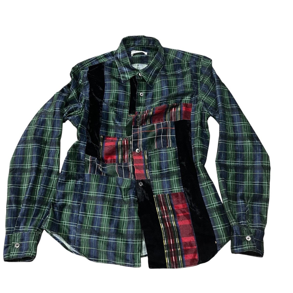 Comme des Garcons Ad1999 Plaid patch work Size M / US 6-8 / IT 42-44 - 1 Thumbnail