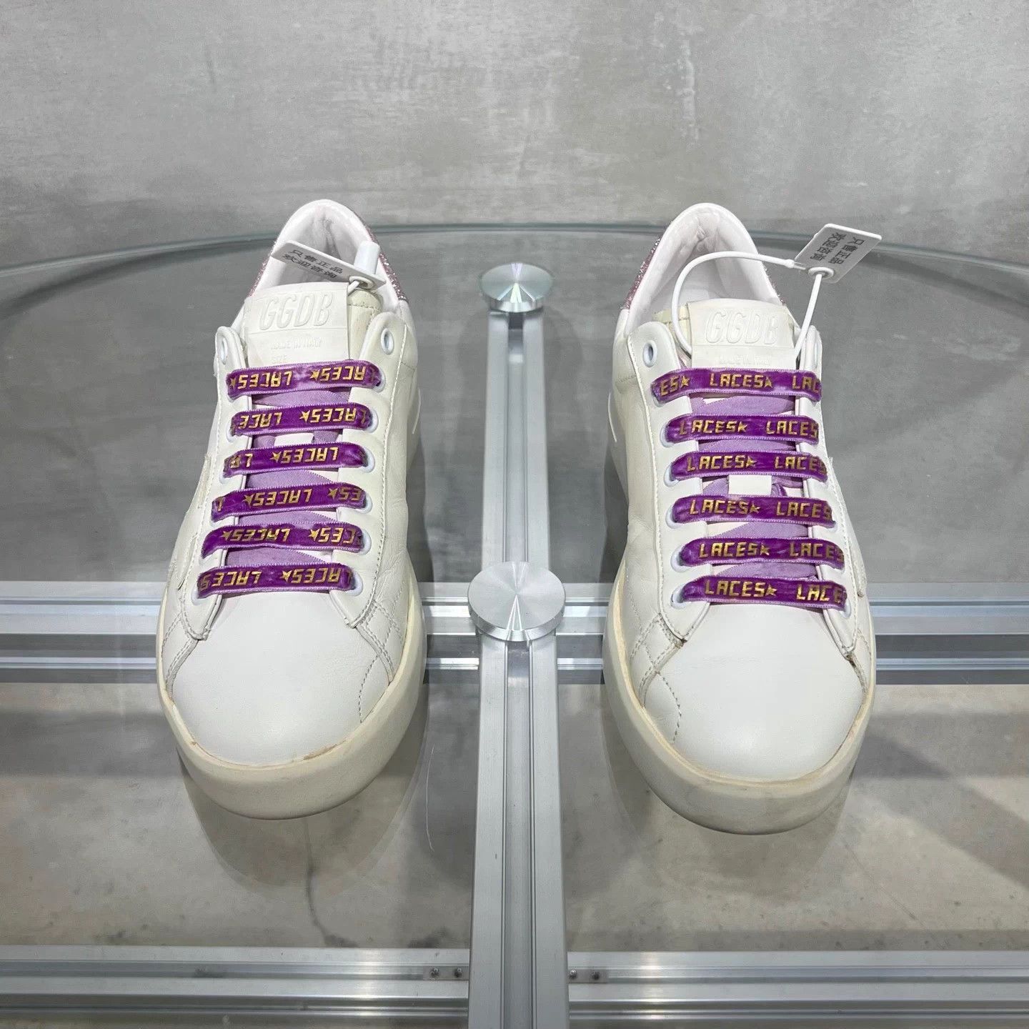 Golden Goose GGDB Leather Sparkle Sneakers EUR 36 Size US 5 / IT 35 - 1 Thumbnail