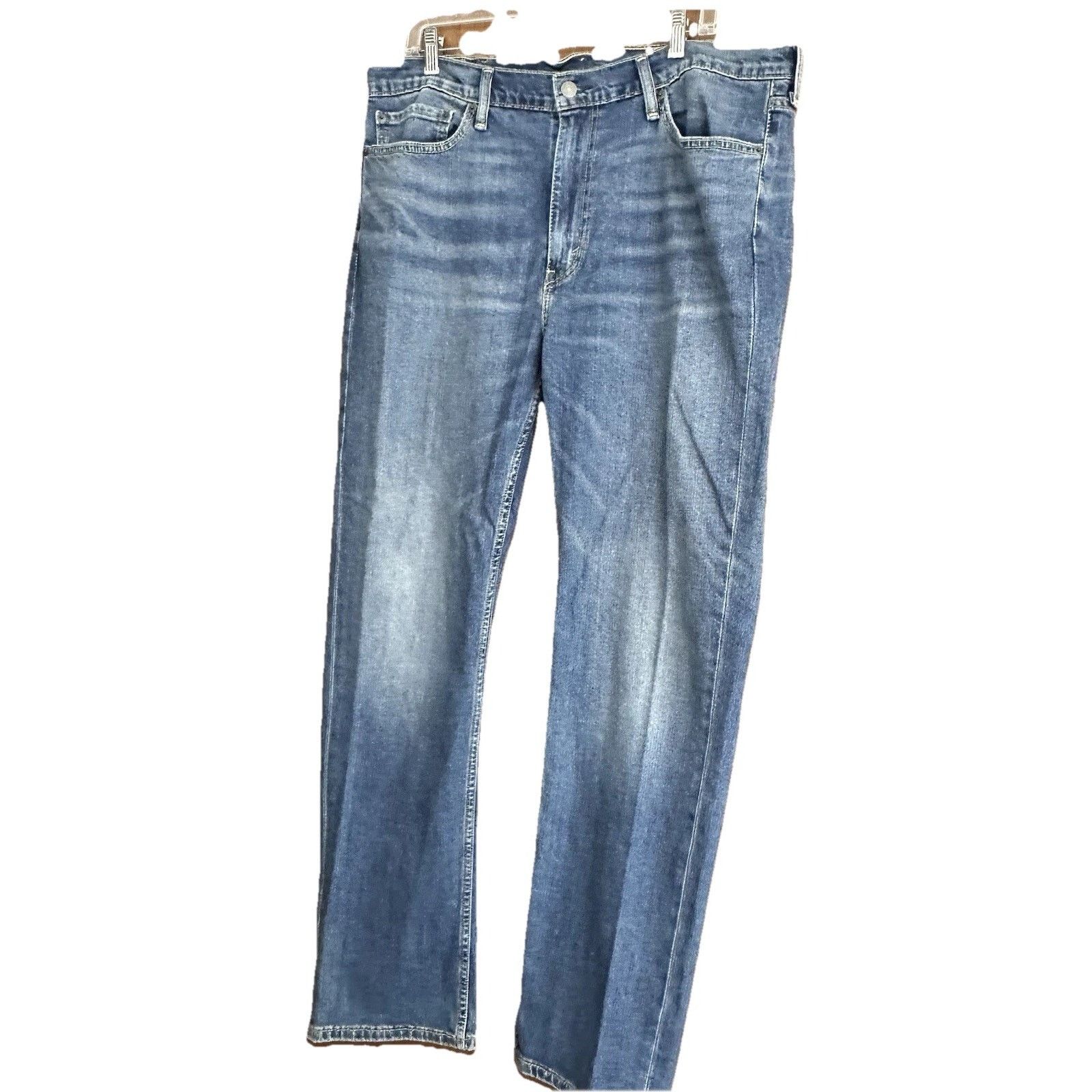 Levi's Levis 514 Straight Leg Men's 38x32 Medium Wash Blue jeans Size US 38 / EU 54 - 1 Thumbnail
