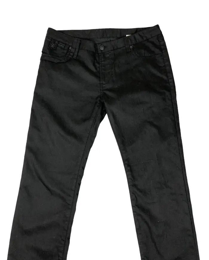Japanese Brand Katharine Hammett London Black Wax Pants Size US 30 / EU 46 - 8 Thumbnail