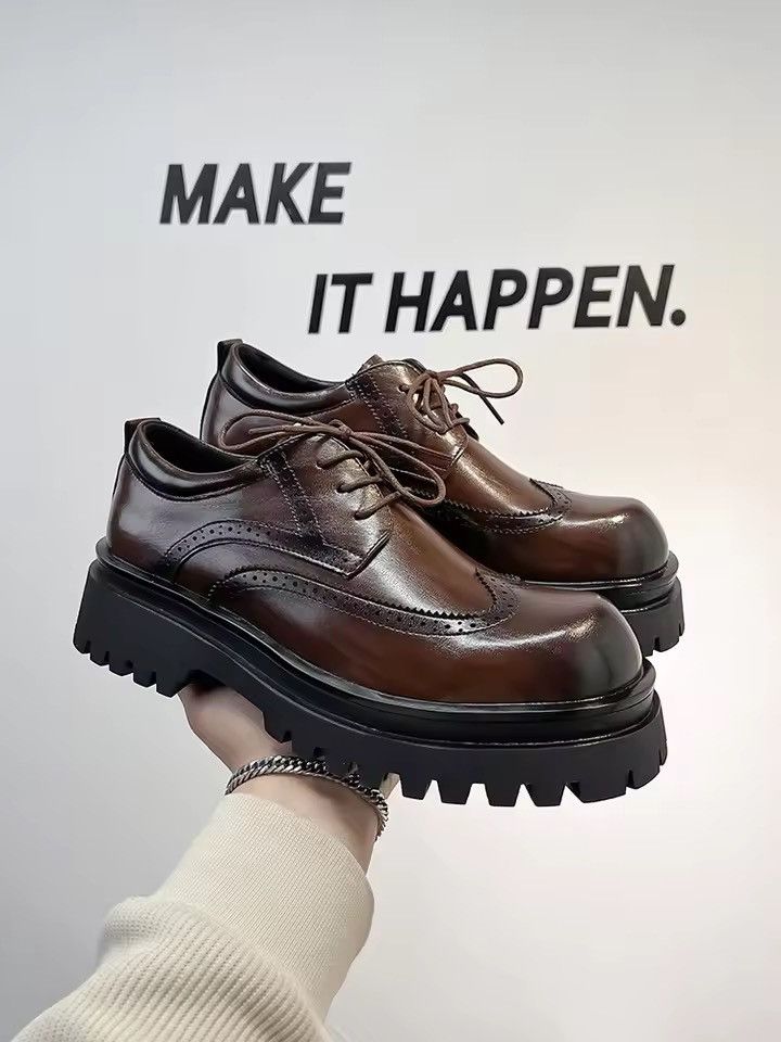 Leather Chunky Platform Oxford Brogues Size US 11 / EU 44 - 4 Thumbnail