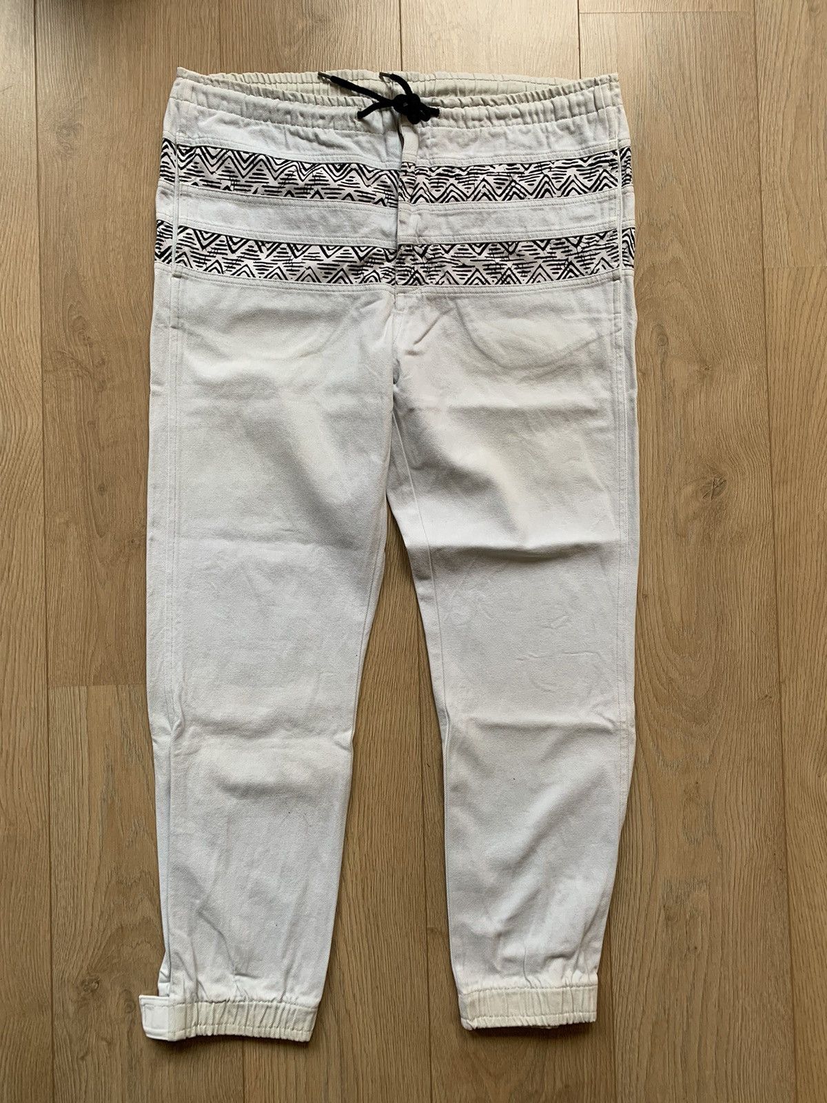 Warriors of Radness / Freshjive denim joggers - Medium