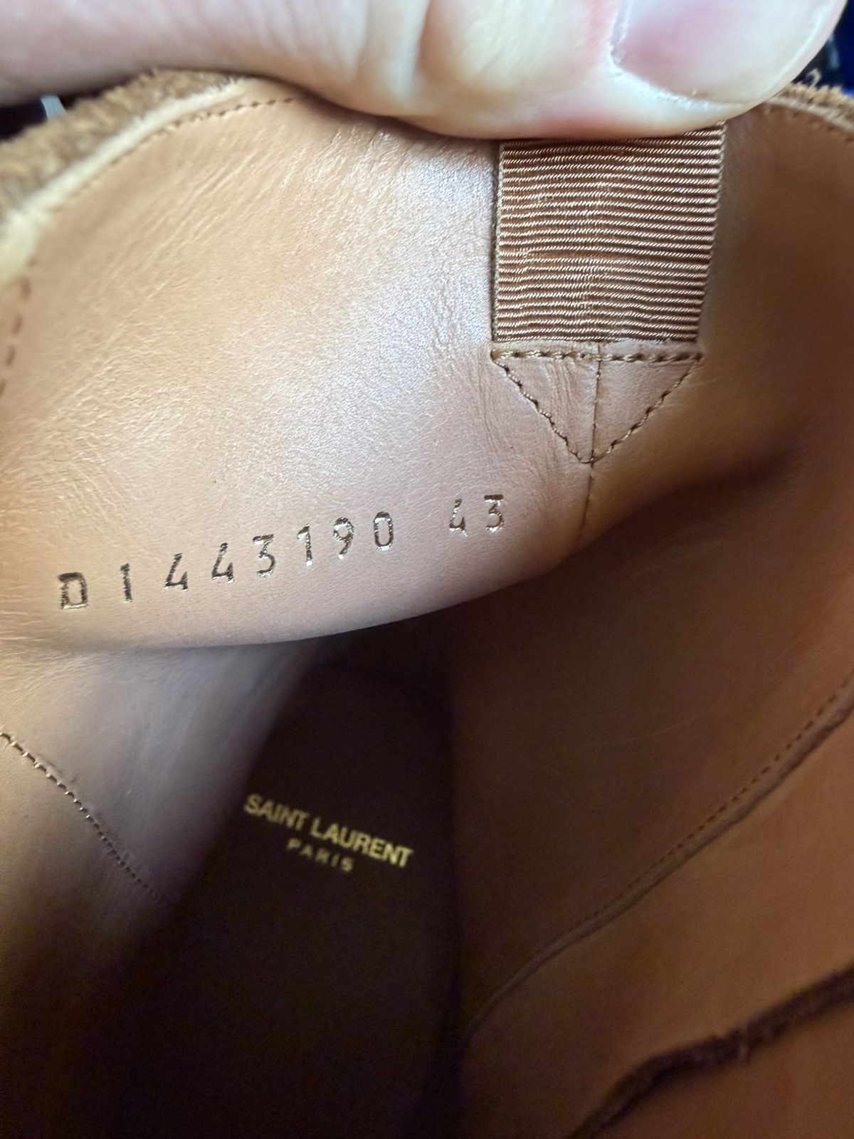 Saint Laurent Paris $1.45k Saint Laurent Wyatt Harness boots 43 tan beige Grail Size US 10 / EU 43 - 8 Thumbnail