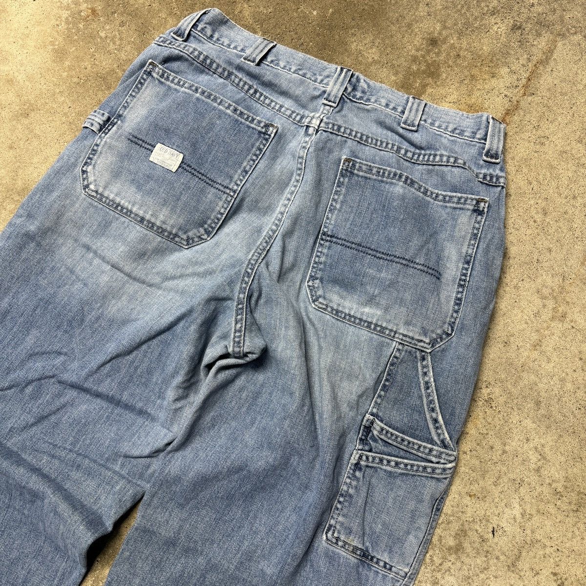 Vintage Thrashed Faded Distressed Carpenter Jeans ERD Grunge Skater Size US 34 / EU 50 - 5 Thumbnail