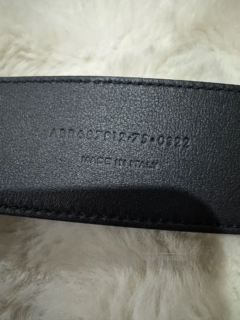 Saint Laurent Paris Saint Laurent Paris size 75 Double Ring Leather Belt Size ONE SIZE - 7 Thumbnail