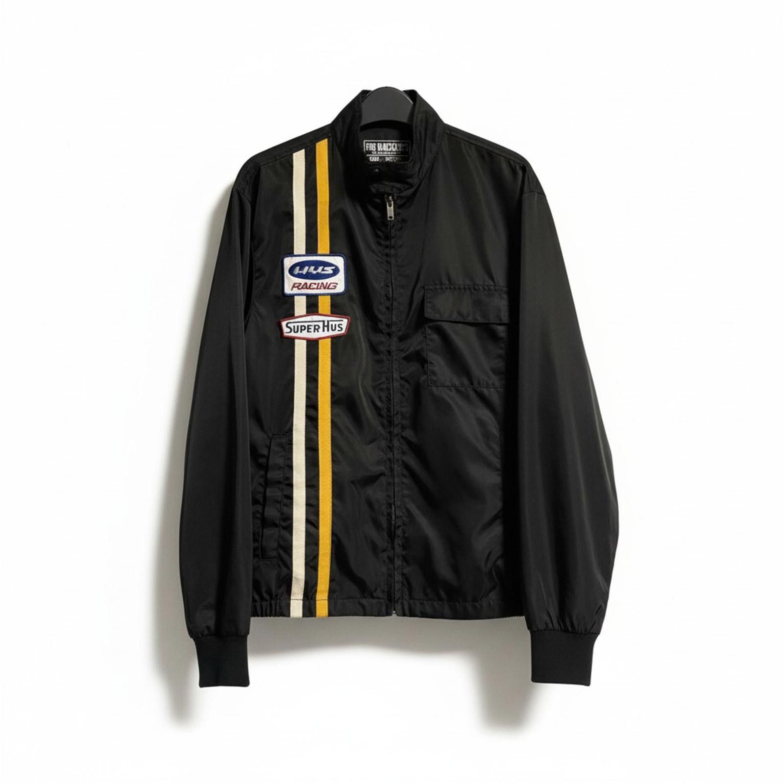 Hysteric Glamour Hysteric Glamour - Racing Style Windbreaker Jacket Black Size US M / EU 48-50 / 2 - 1 Thumbnail