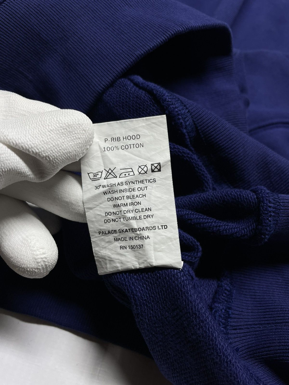 Palace Palace P-Rib Hood Navy Size US L / EU 52-54 / 3 - 7 Thumbnail