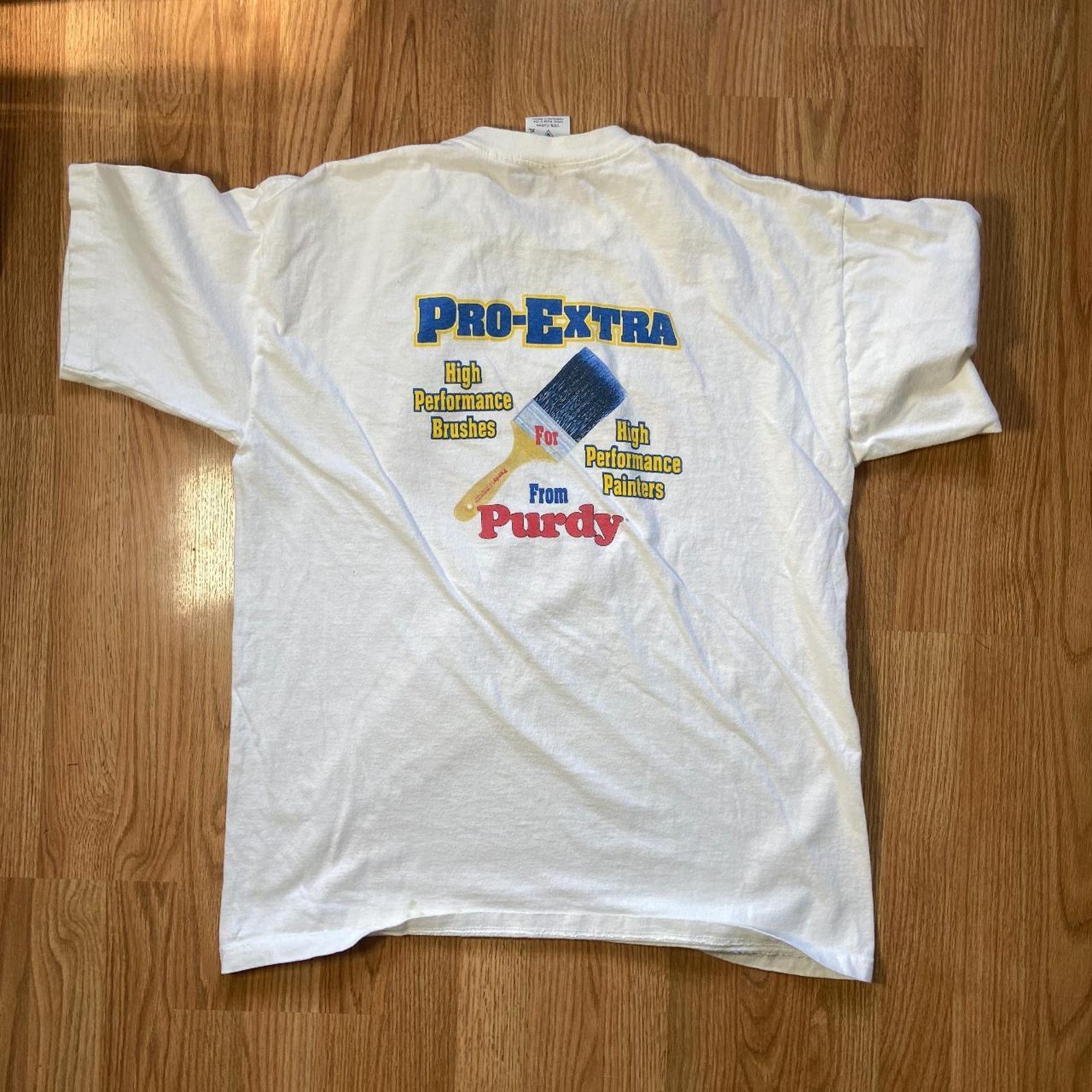 Other 90s white purdy painting tee Size US XL / EU 56 / 4 - 2 Thumbnail