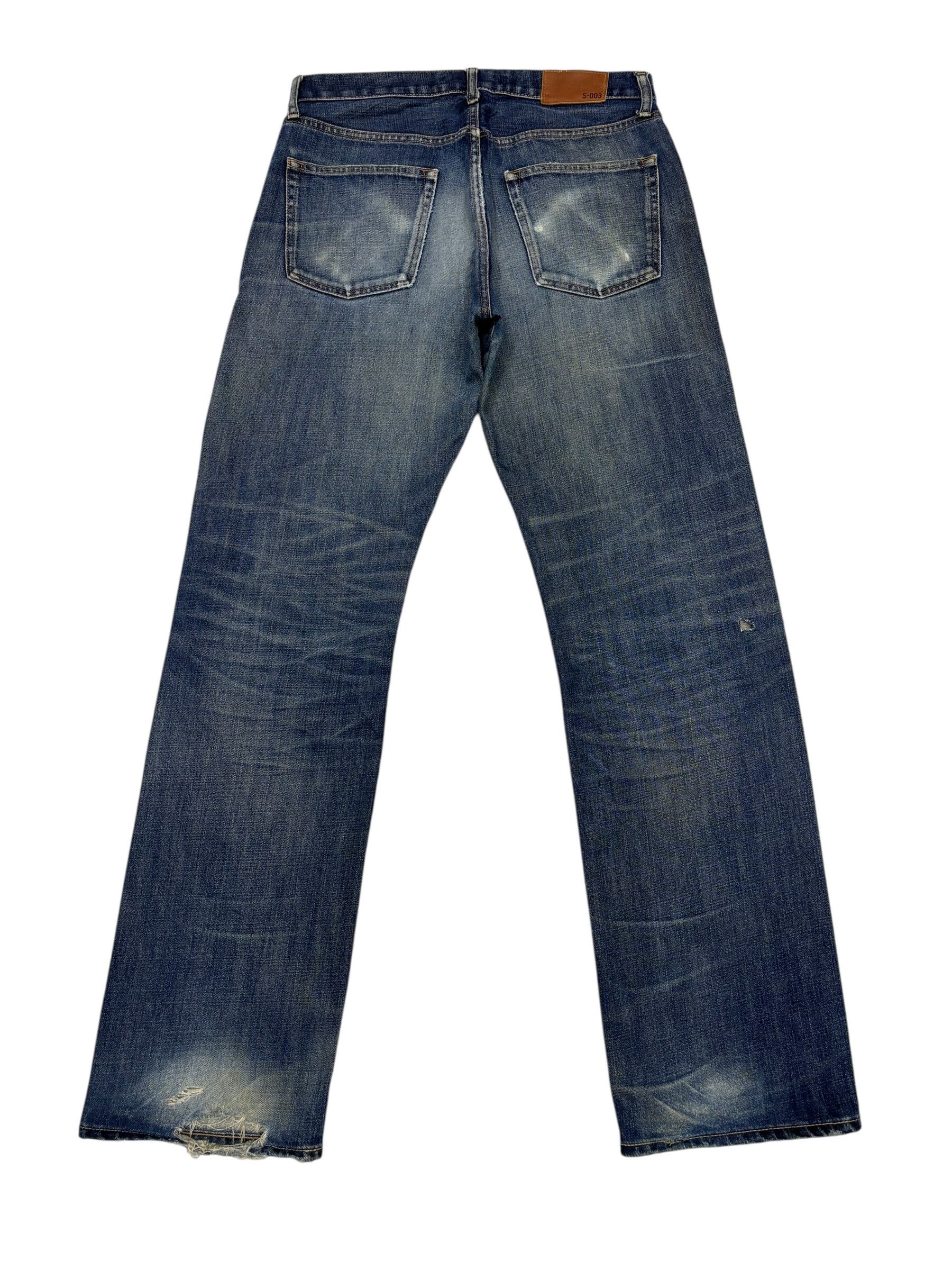 Kapital Vintage S-003 Japan Distressed Denim Uniqlo Jeans Size US 33 - 8 Thumbnail