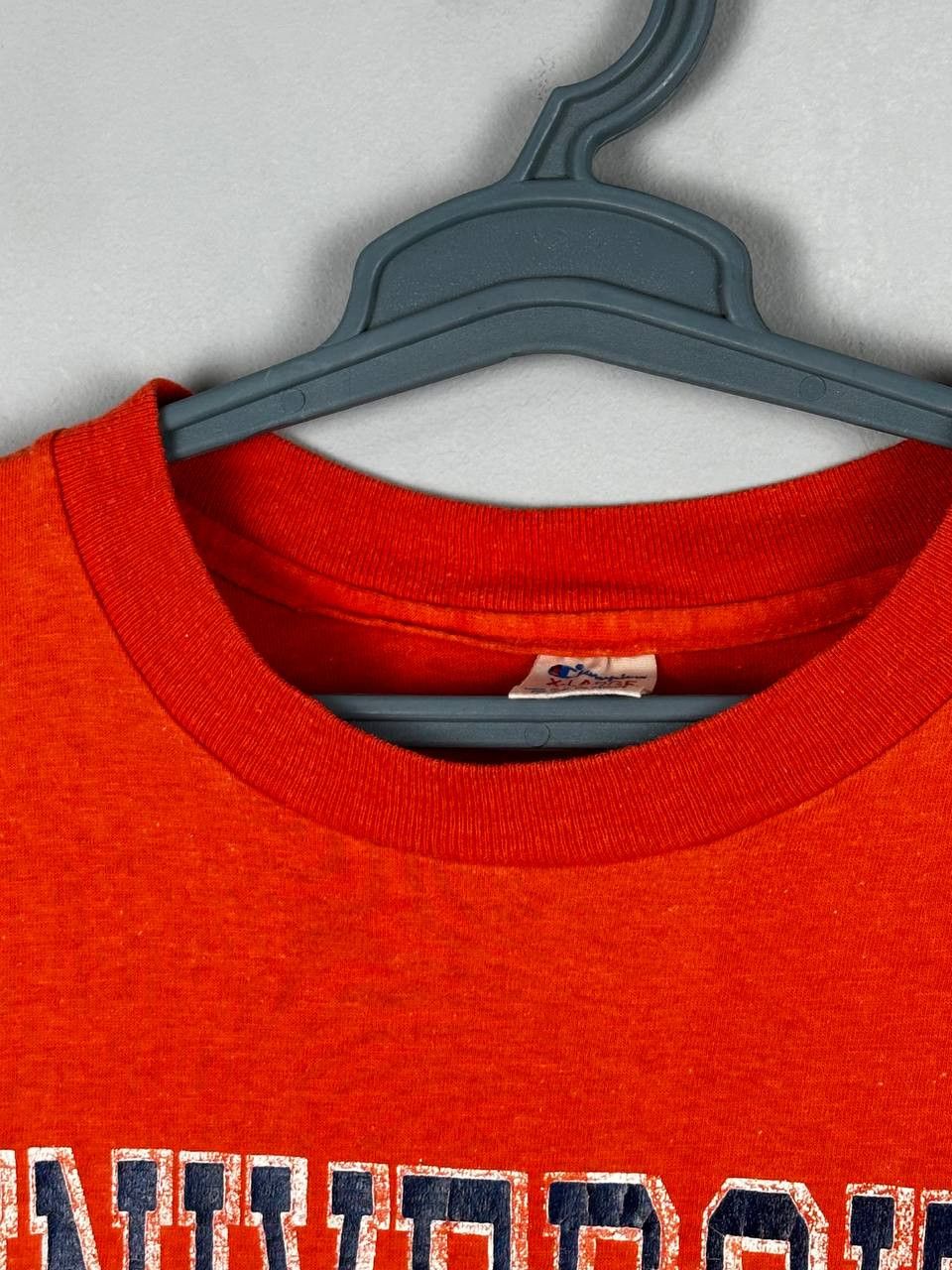 Champion 90s UNIVERSITY ILLINOIS Logo Champion Single Stitch T Shirt Size US L / EU 52-54 / 3 - 7 Thumbnail