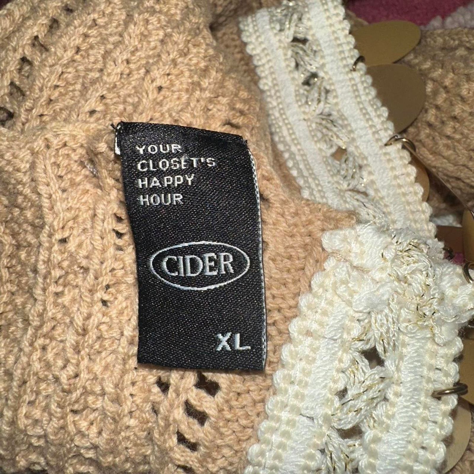Cider Cider cute knitted top Size XL / US 12-14 / IT 48-50 - 4 Thumbnail