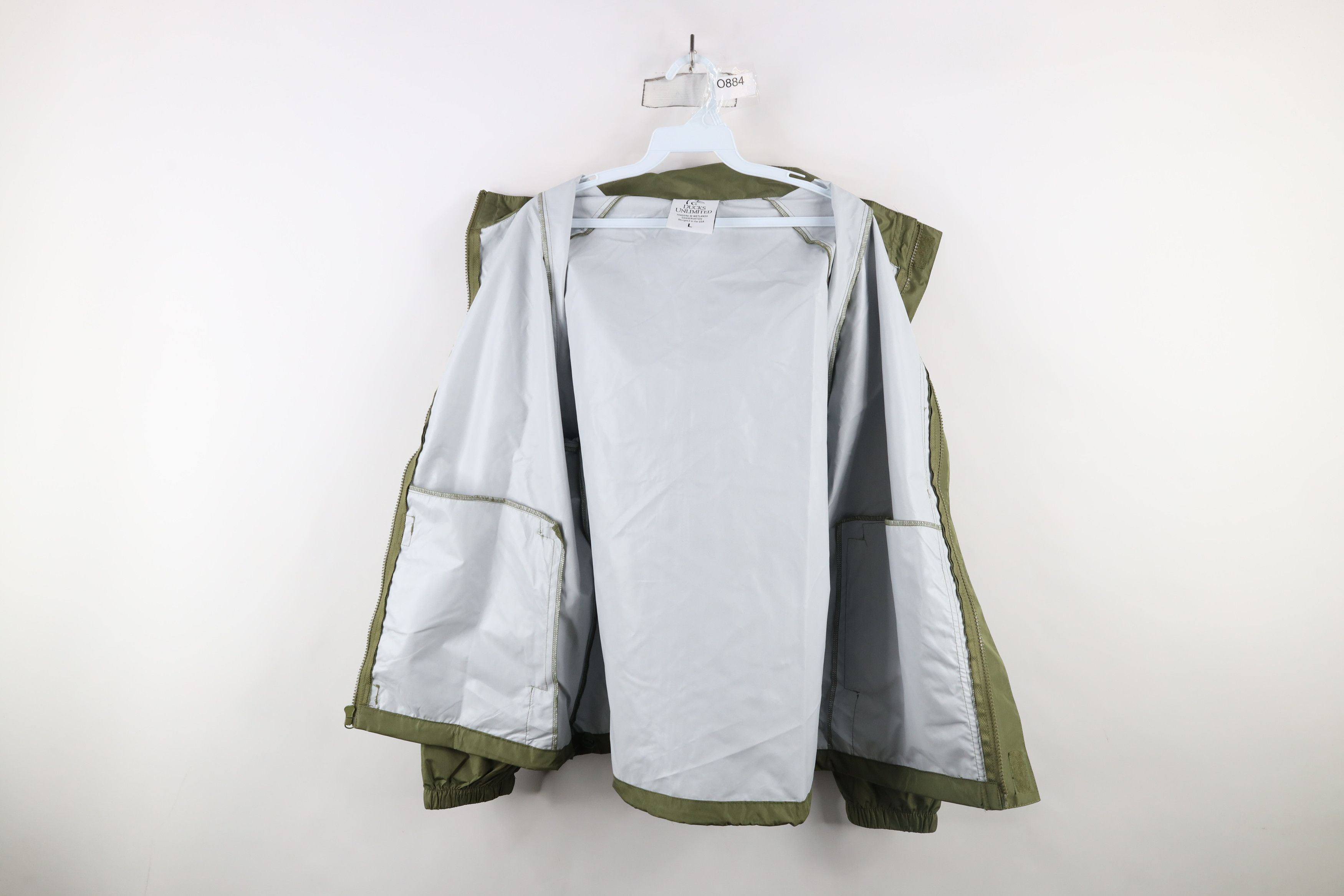 Vintage Vintage Ducks Unlimited Waterproof Hooded Rain Jacket Green Size US L / EU 52-54 / 3 - 8 Thumbnail