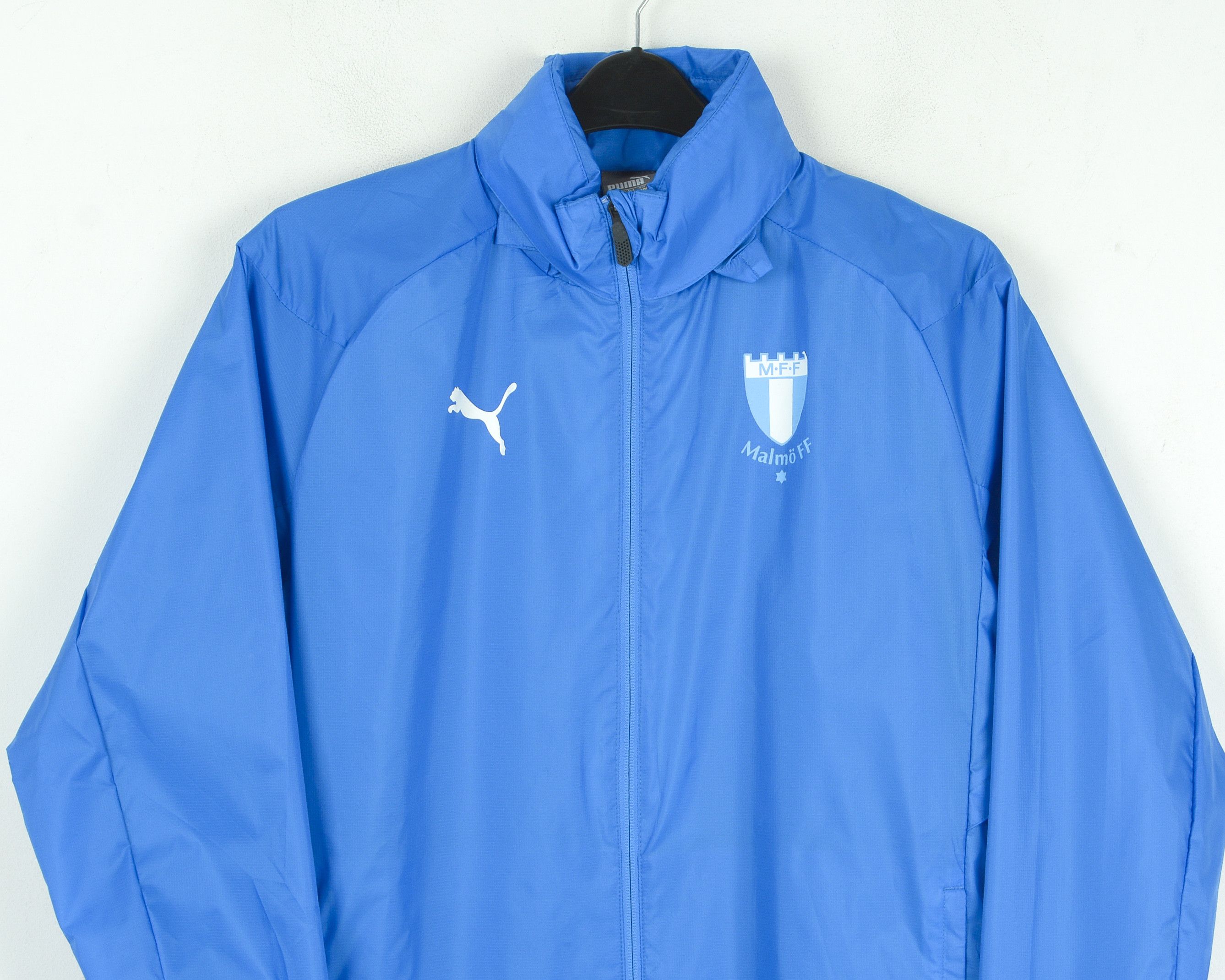 Puma Malmo FF M Football Soccer Training Jacket Practice Hooded Size US M / EU 48-50 / 2 - 2 Thumbnail