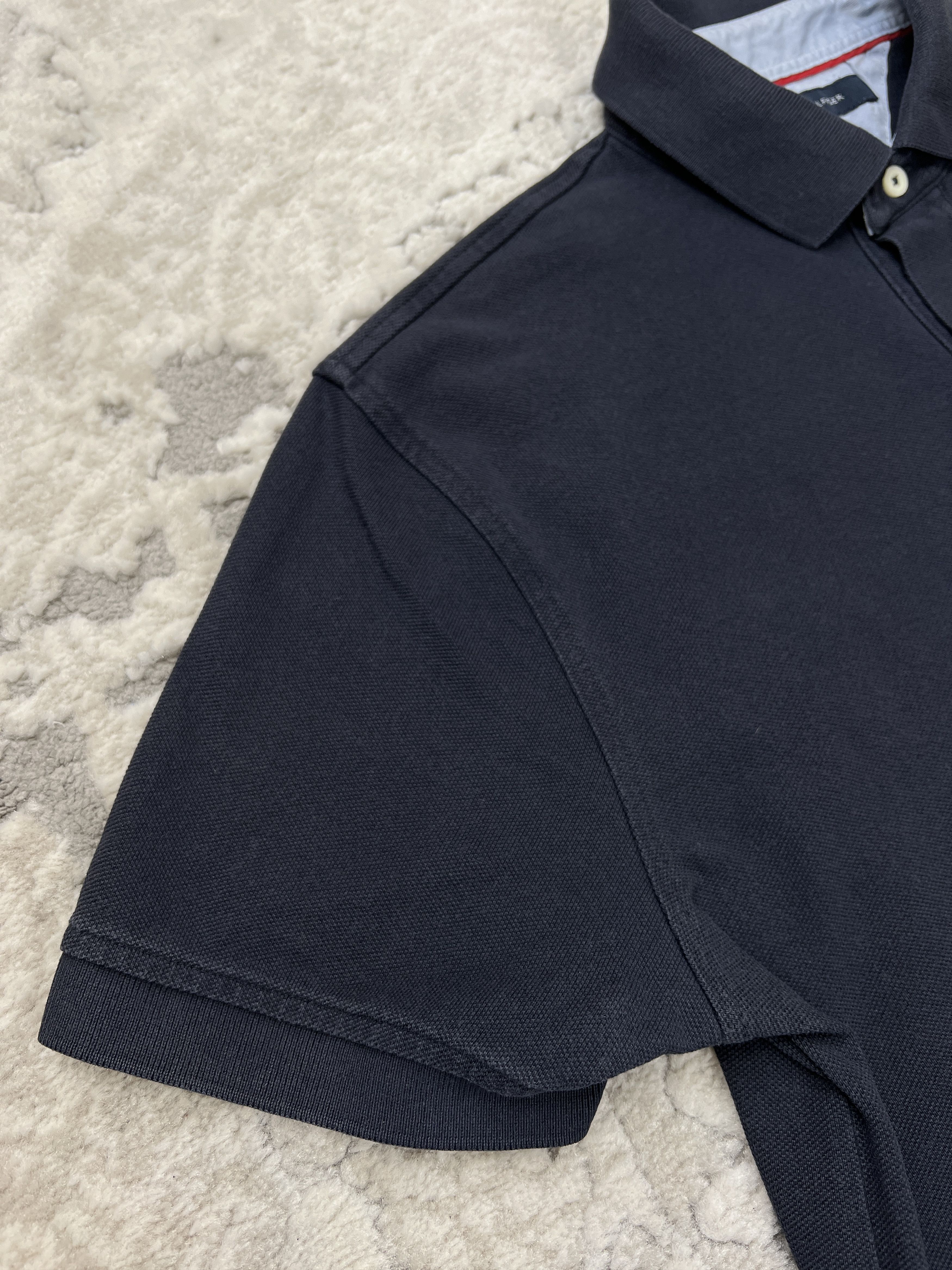 Tommy Hilfiger Tommy Hilfiger Polo Shirt Navy 40's Two Ply Cotton M-L Size US M / EU 48-50 / 2 - 2 Thumbnail