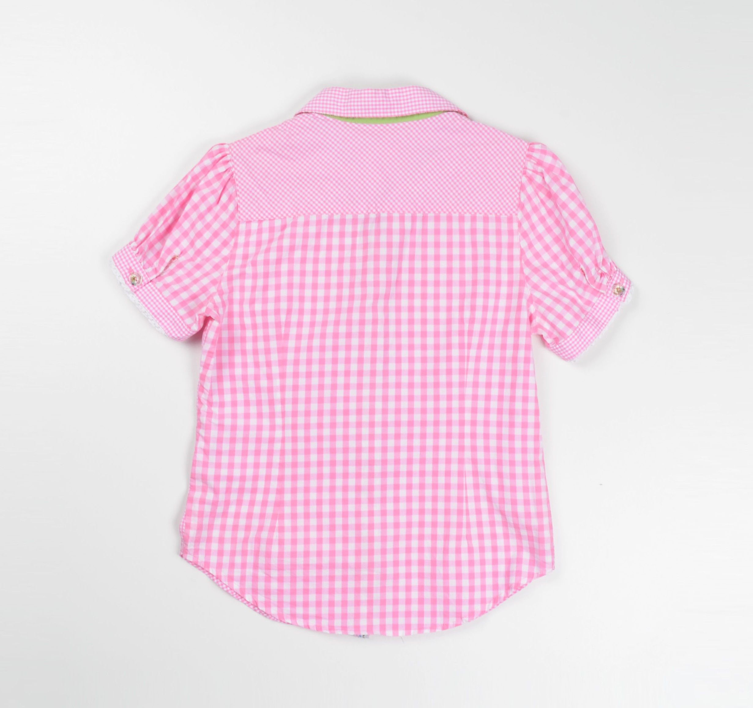 Vintage Kruger Y2K Checkered Baby Doll Austrian Cottagecore Shirt Size S / US 4 / IT 40 - 10 Thumbnail