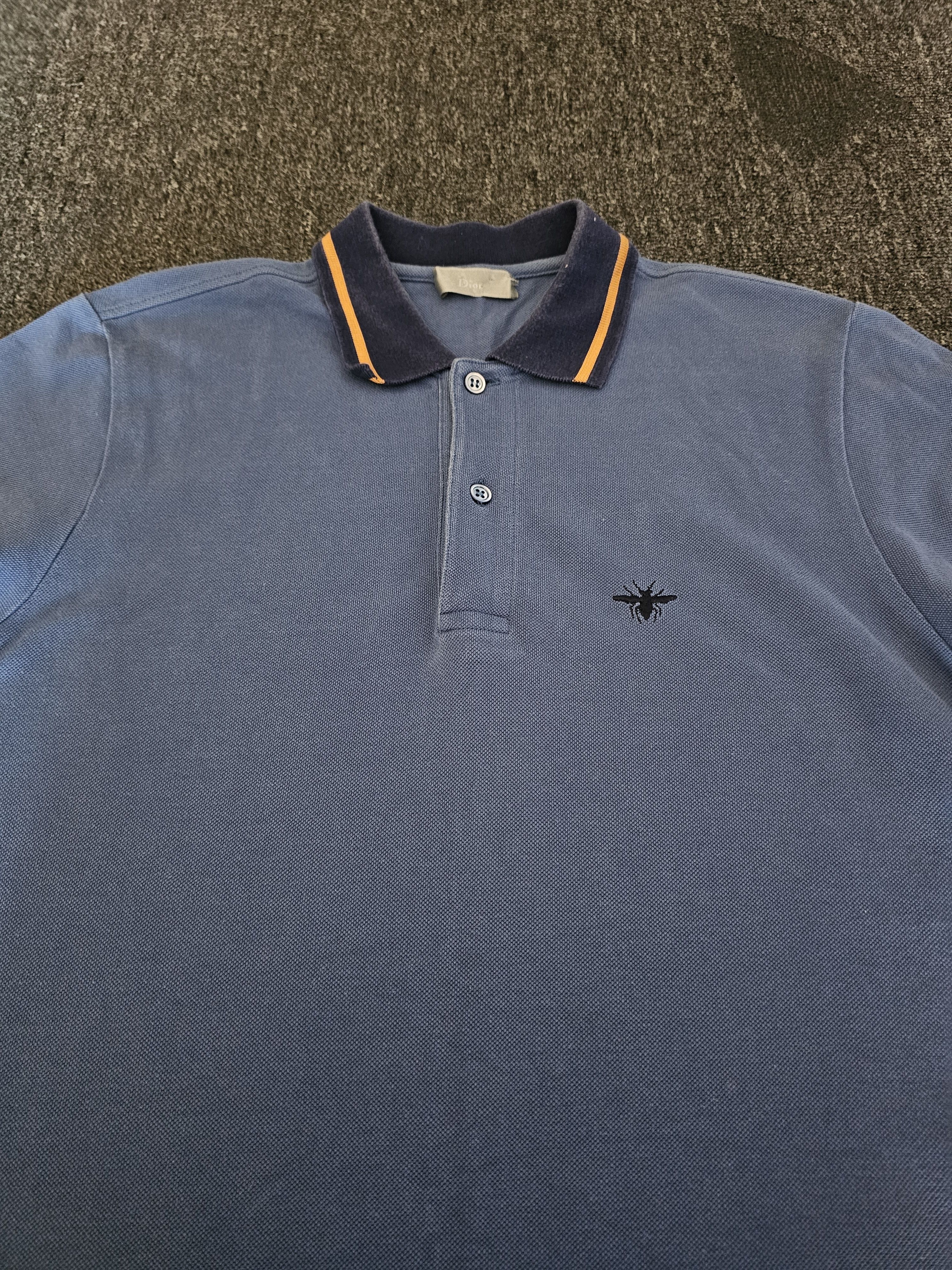 Dior Dior Men's Blue Polo Shirt Size M Size US M / EU 48-50 / 2 - 2 Thumbnail