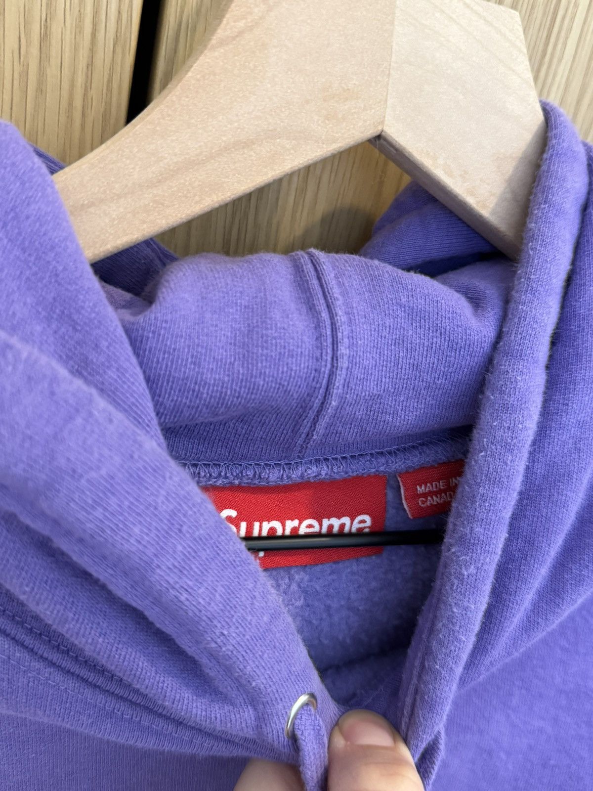 Supreme Supreme - Small Box Logo Hoodie (FW24) - Purple - Size M Size US M / EU 48-50 / 2 - 4 Thumbnail
