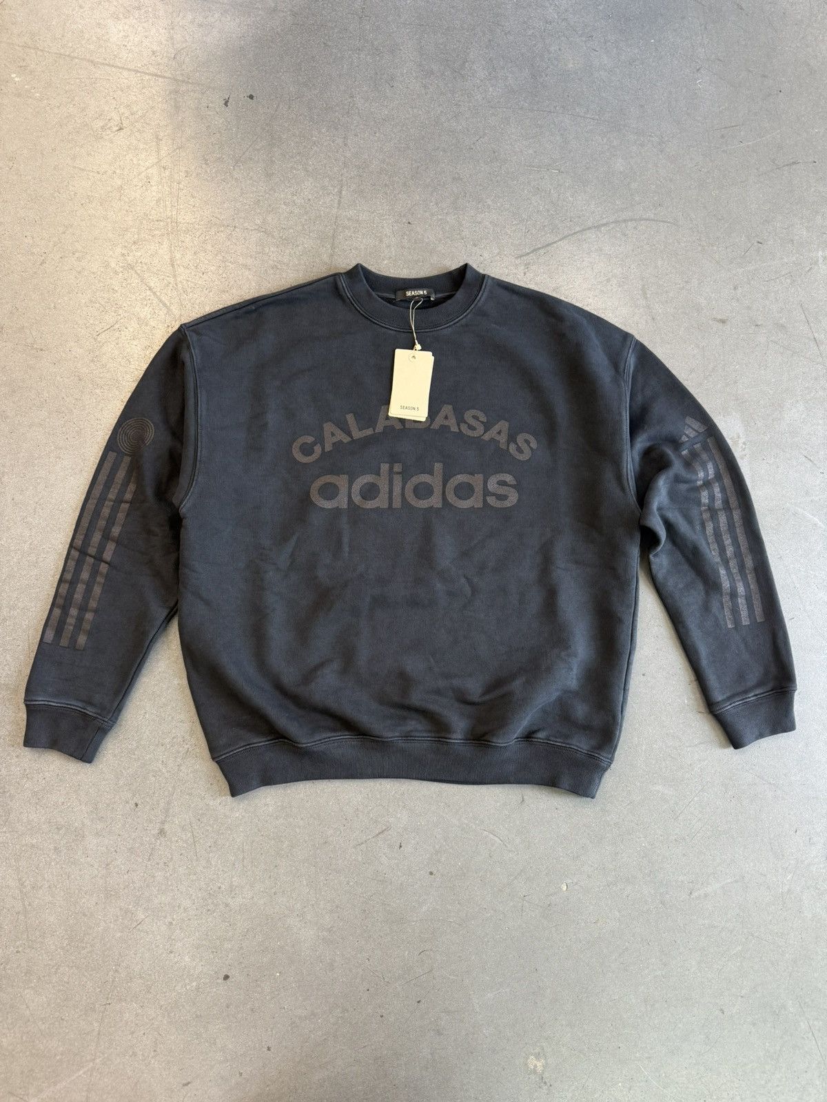 トップス YEEZY SEASON5 CALABASAS SWEAT Size L Yeezy Season 5 Calabasas Sweatshirt Hoodie Size XL Gray