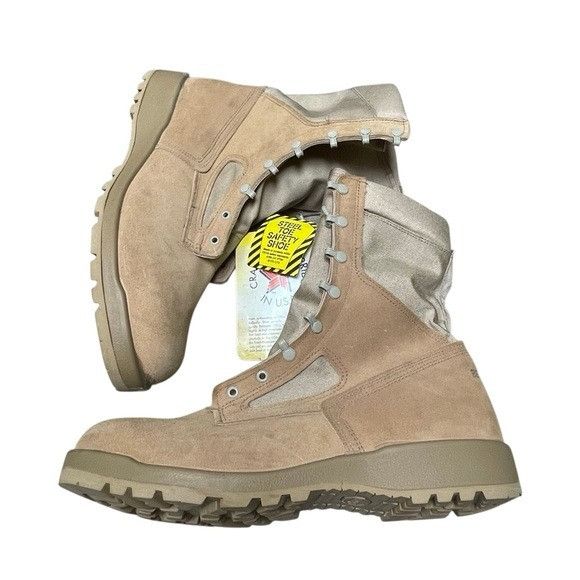 Belleville Belleville Mens Tan 300 DES ST Steel Toe Military Tactical Size US 15 / EU 48 - 2 Thumbnail