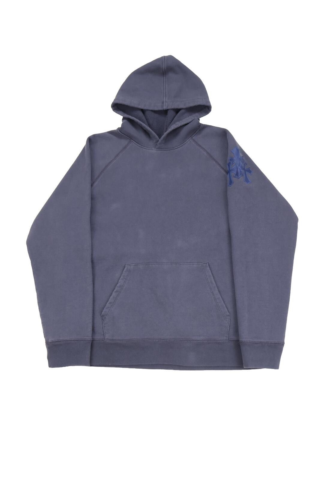 Chrome Hearts Paper Jam Metallic Blue Cross Patch Hoodie Size US XL / EU 56 / 4 - 1 Thumbnail