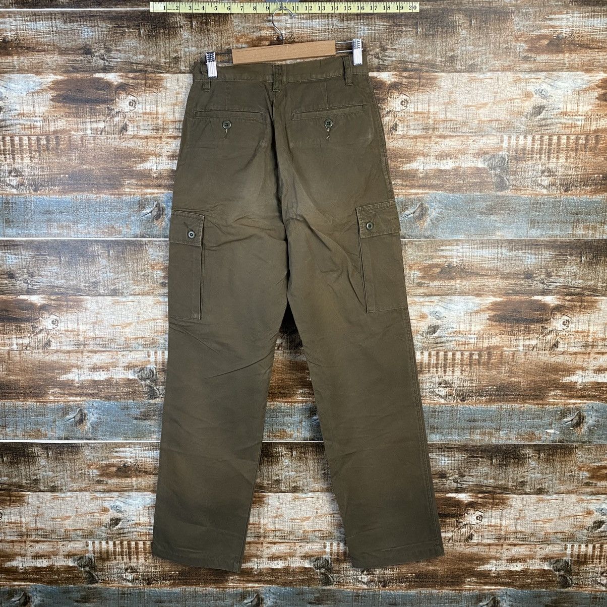 Vintage DL Unique Clothing Warehouse Brown Cargo Pants #C976 Size US 27 - 15 Thumbnail