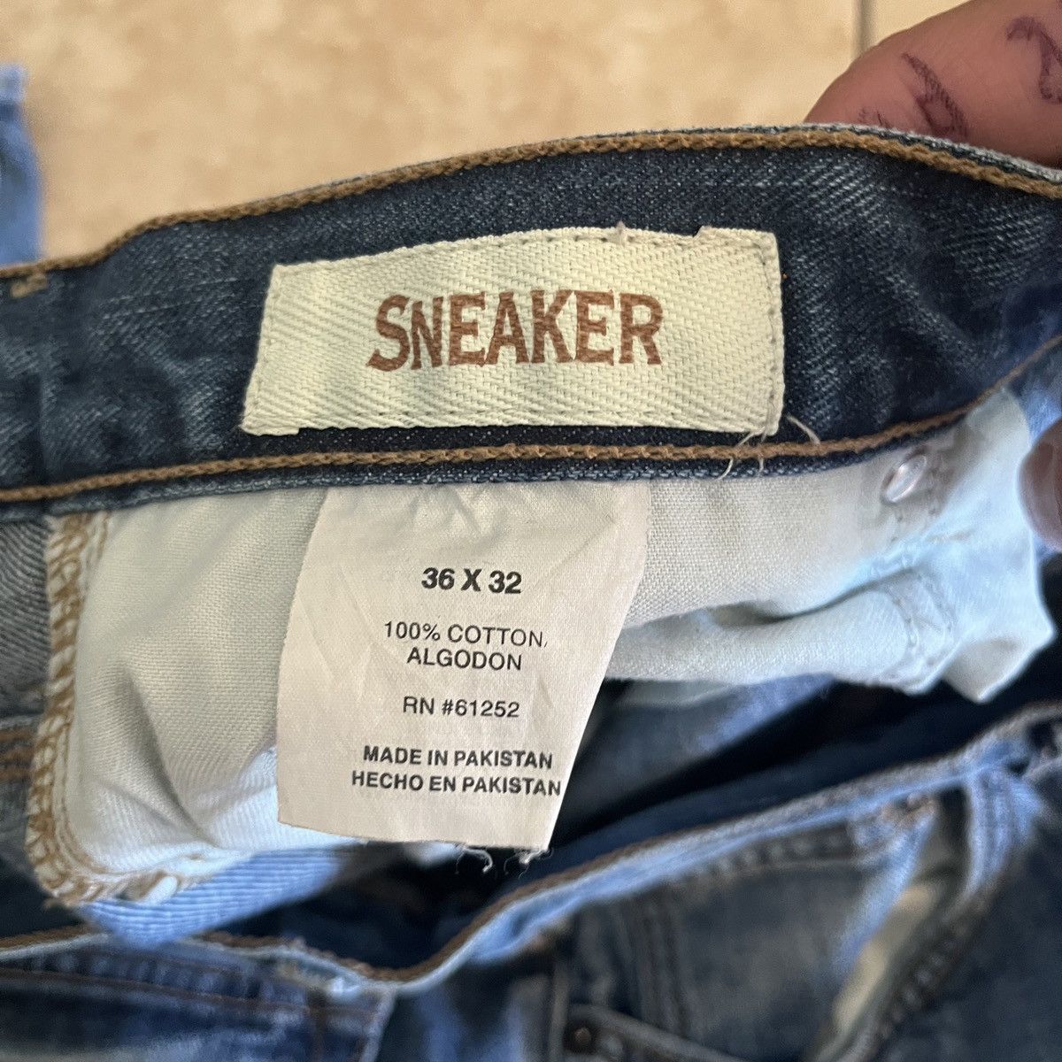 Arizona Jean Co. × Vintage Arizona Jean Co. Sneaker Jeans Size US 36 / EU 52 - 6 Thumbnail