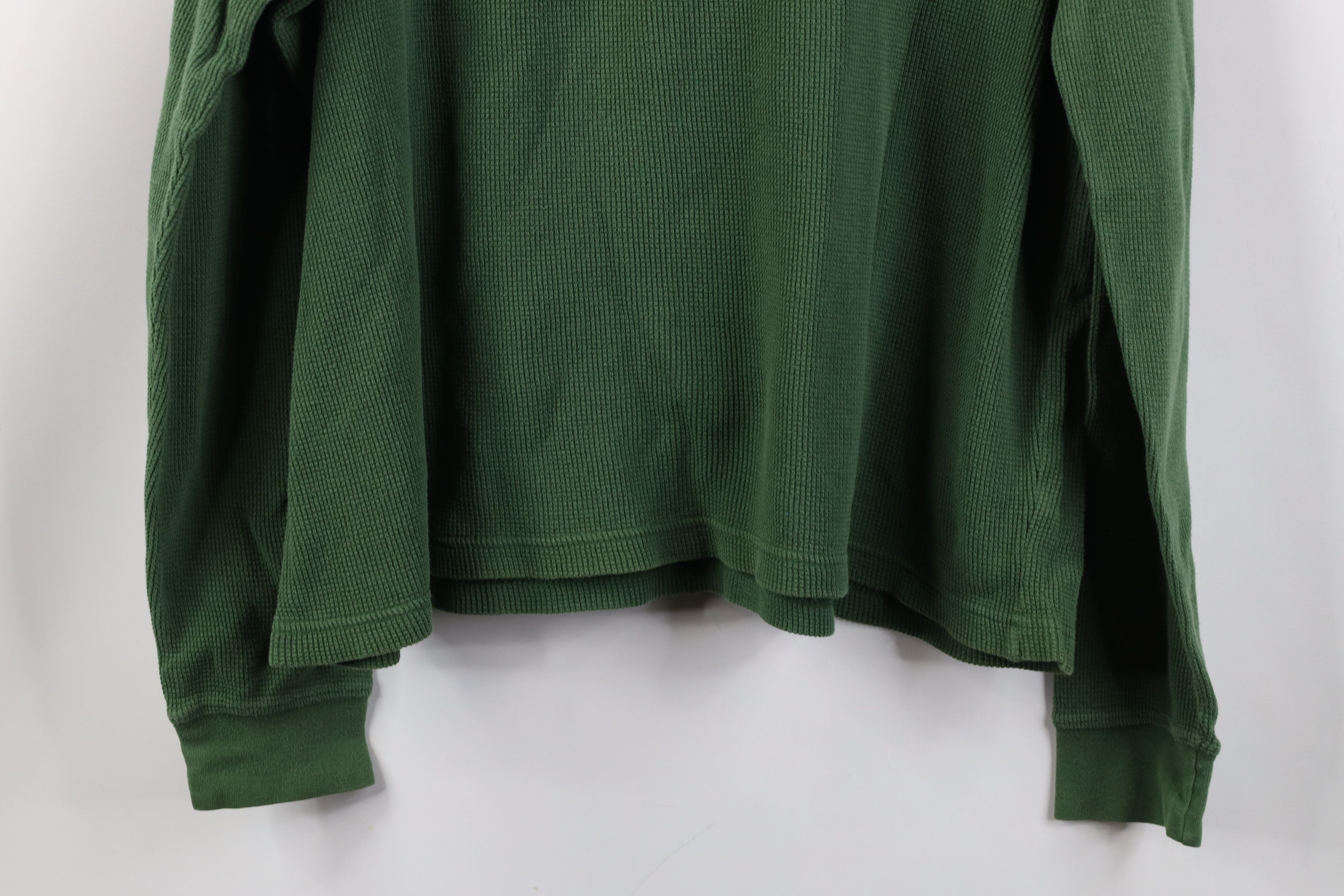 Vintage Vintage 90s Streetwear Waffle Knit Turtleneck T-Shirt USA Size M / US 6-8 / IT 42-44 - 11 Thumbnail