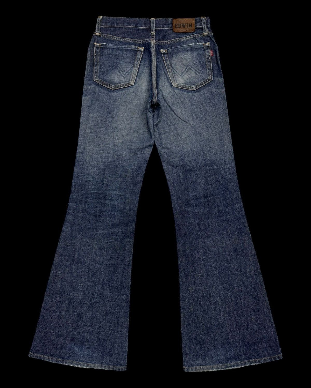 Edwin 🔥EDWIN 800sx FLARE JEANS DISTRESSED DENIM BOOTCUT JEANS Size US 28 / EU 44 - 6 Thumbnail