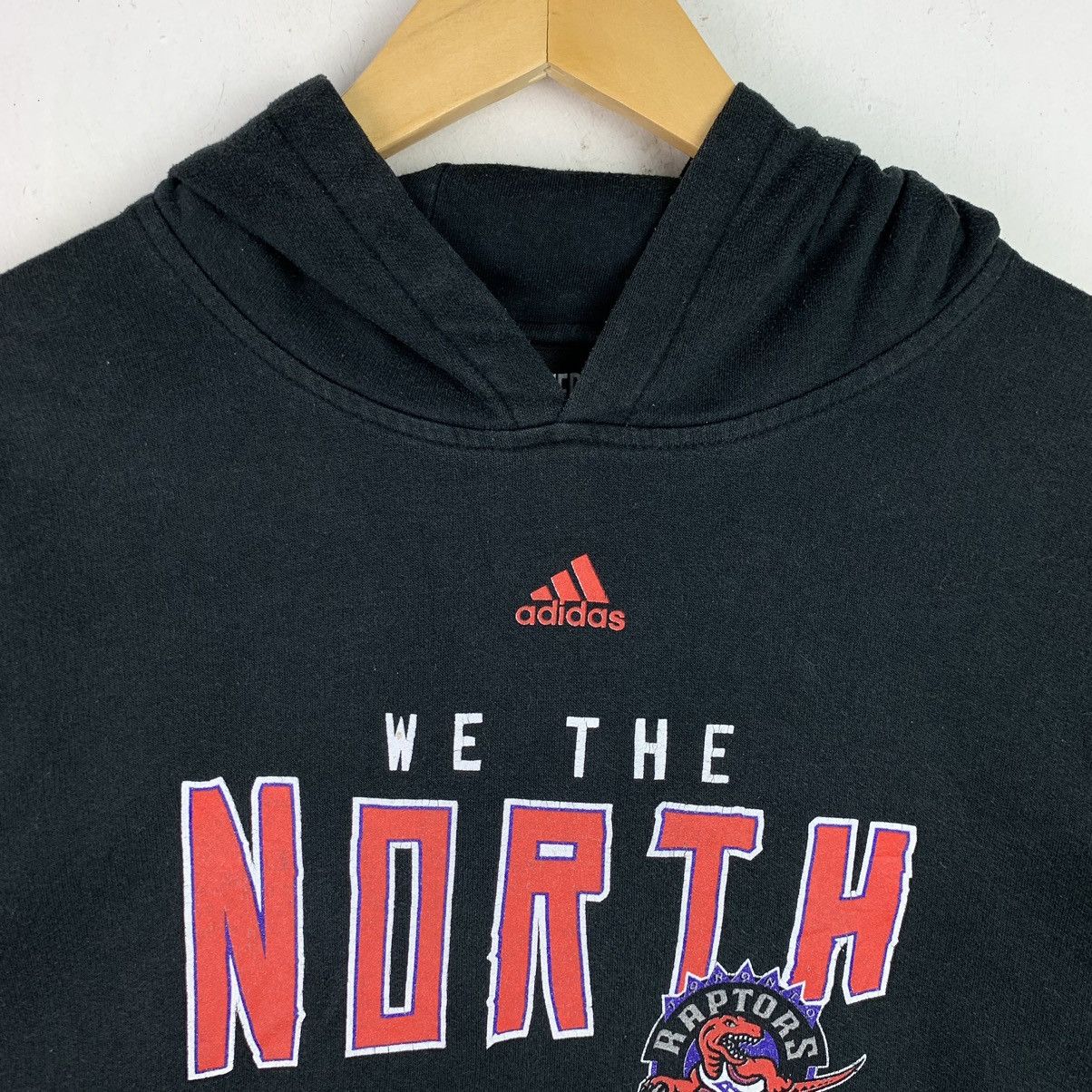 Adidas × Vintage Vintage Adidas Raptors Graphic Hoodie Size US L / EU 52-54 / 3 - 2 Thumbnail