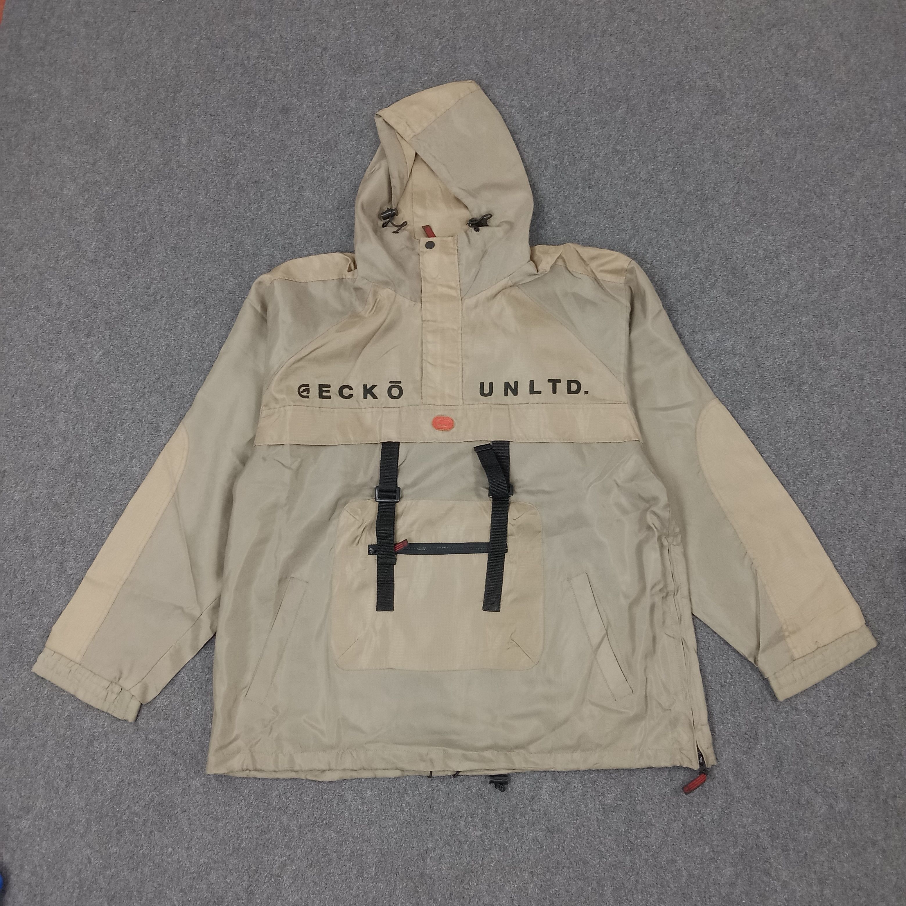 Ecko Unltd. × Vintage The Ecko Ultd. Gorpcore Style Jacket C214N7 Size US XXL / EU 58 / 5 - 1 Thumbnail