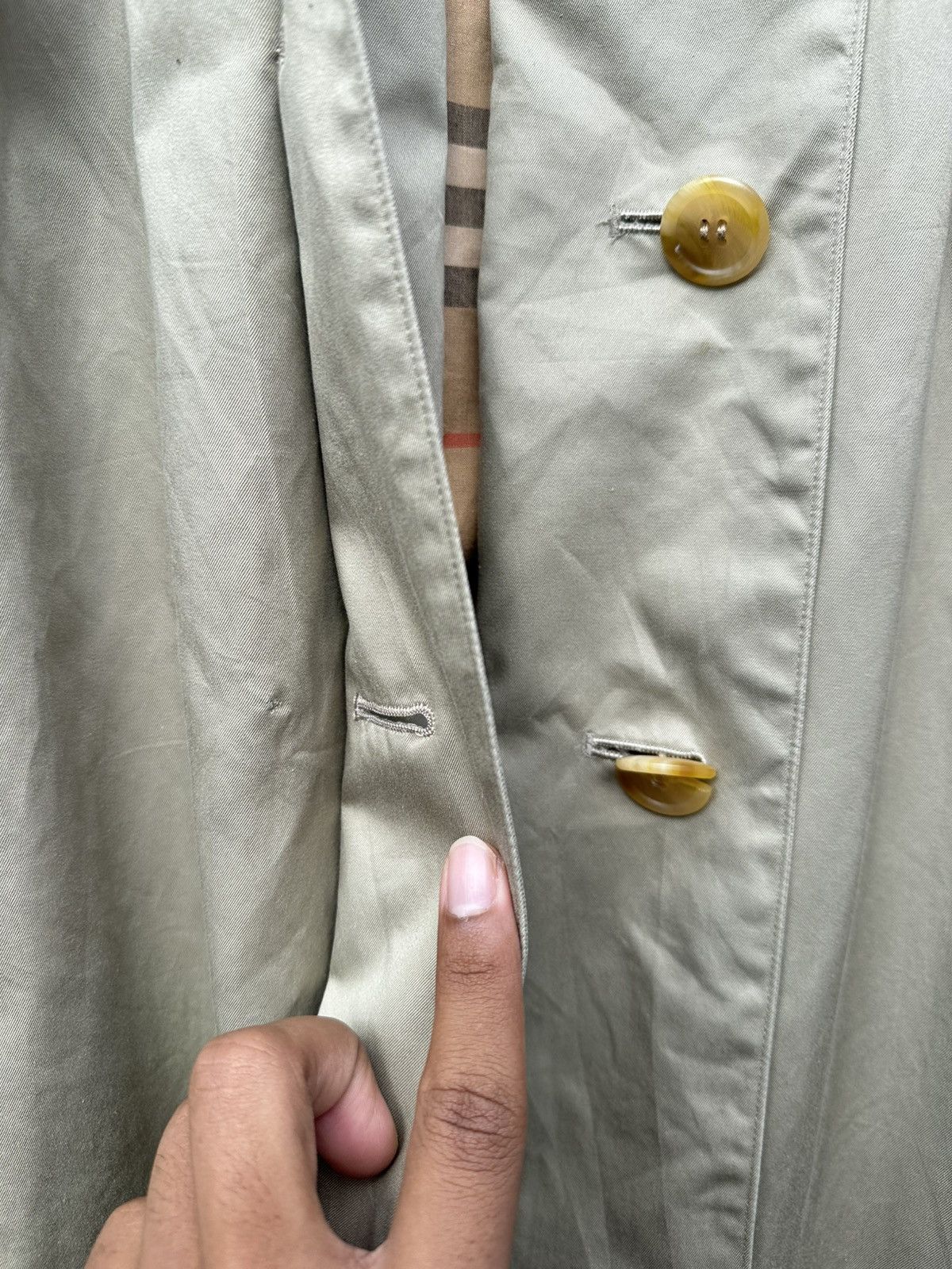 Burberry 👹Vintage Burberrys Prorsum Trench Coat Size US L / EU 52-54 / 3 - 12 Thumbnail