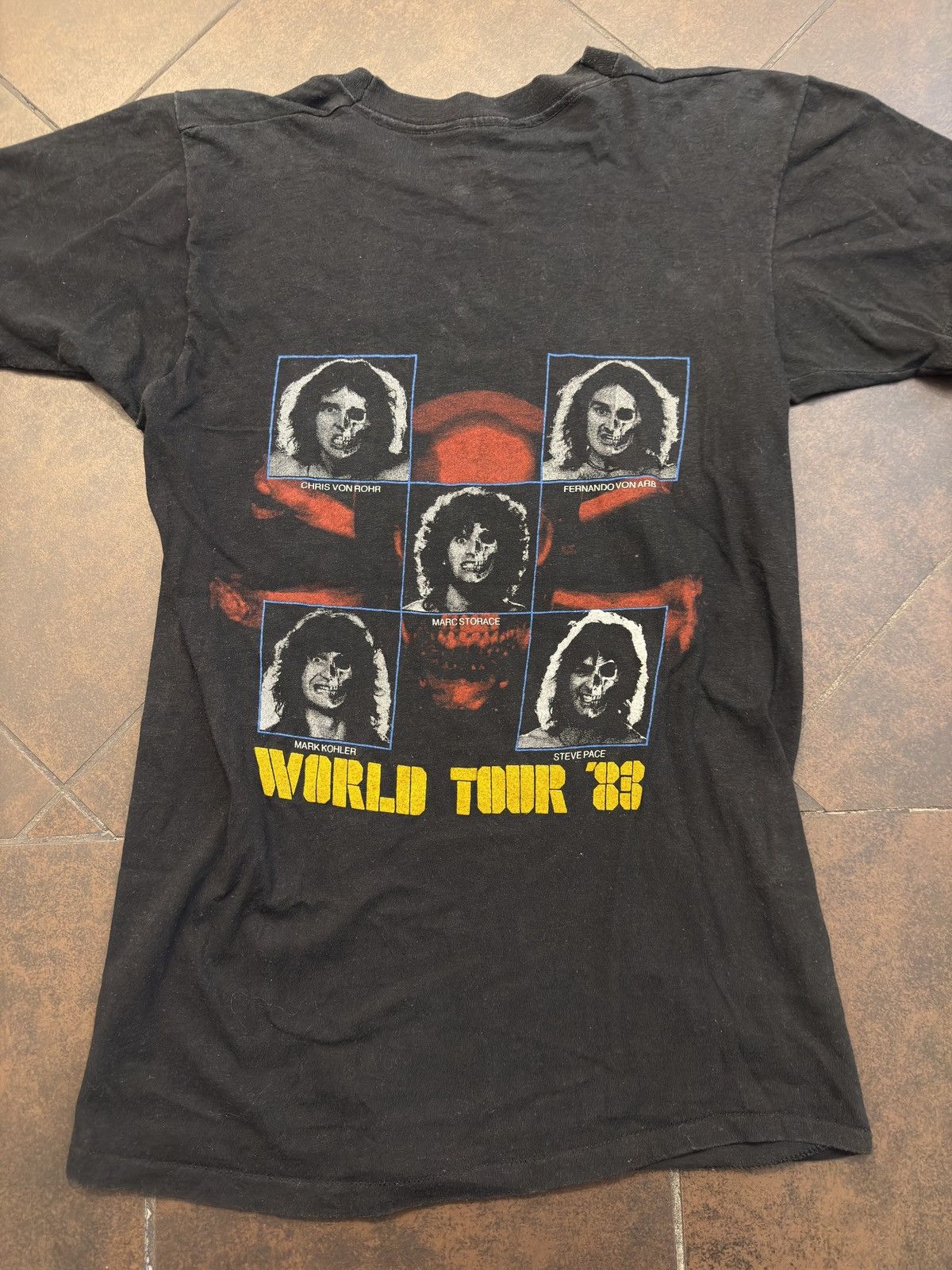 Vintage 1983 Krokus World Tour shirt Size US M / EU 48-50 / 2 - 6 Thumbnail