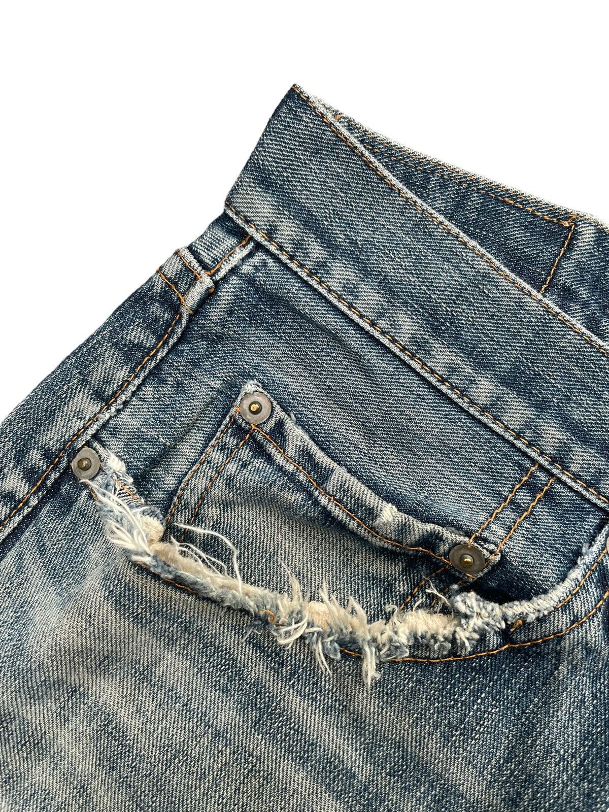 Japanese Brand Ult.Immersion Service Distresed Denim Size US 33 - 8 Thumbnail