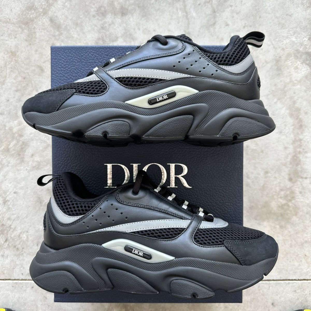 Dior Dior B22 black reflective men size 41 Size US 8 / EU 41 - 1 Thumbnail
