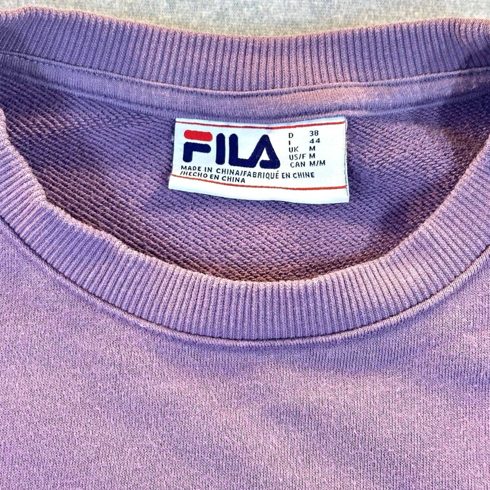 Fila FILA Purple Crewneck Soft Pullover Logo Sweatshirt Women’s M Size M / US 6-8 / IT 42-44 - 5 Thumbnail