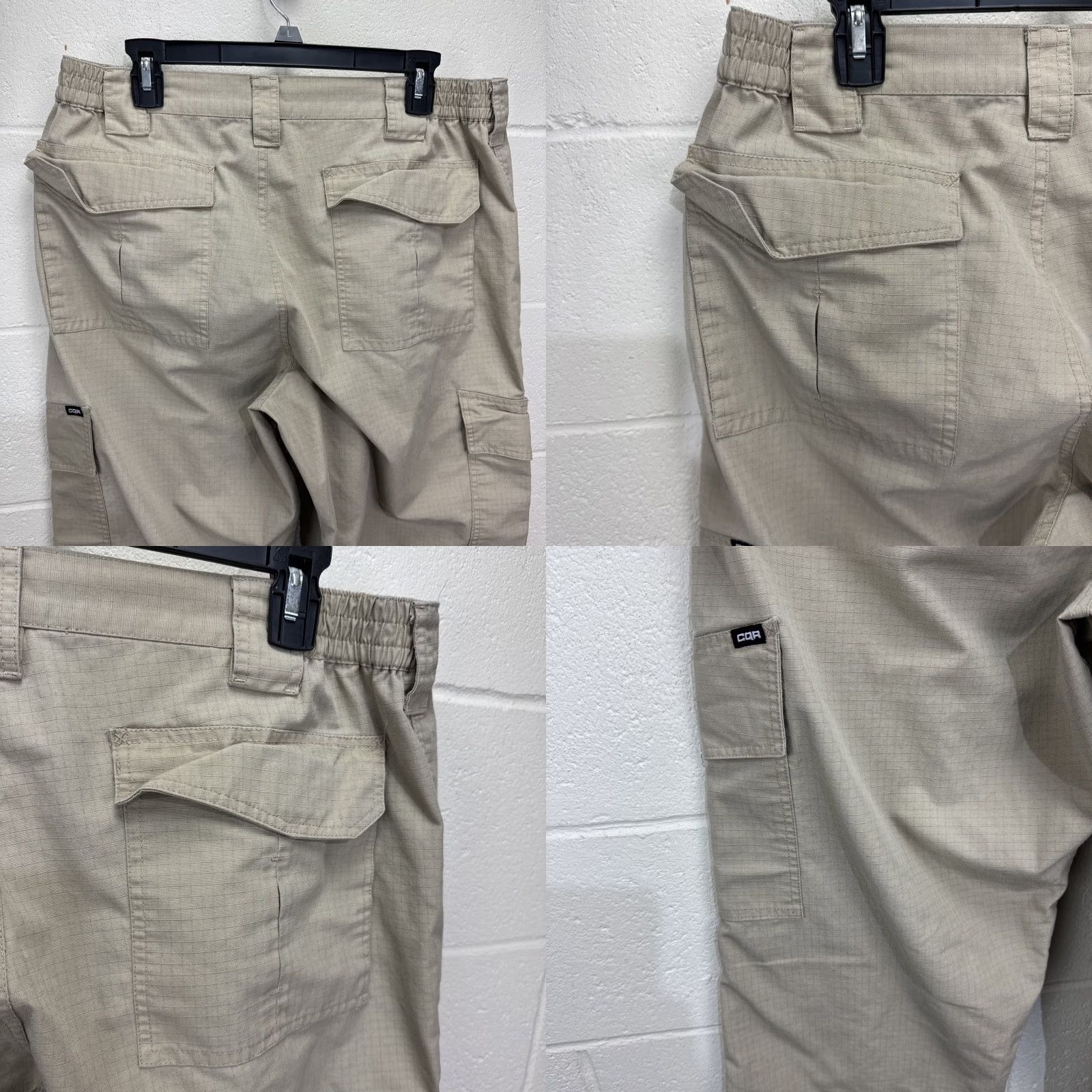 Vintage CQR Pants Men Size 38x34 Beige Tactical Cargo Ripstop Water-Resistant Outdoor Mens Size US 38 / EU 54 - 8 Thumbnail