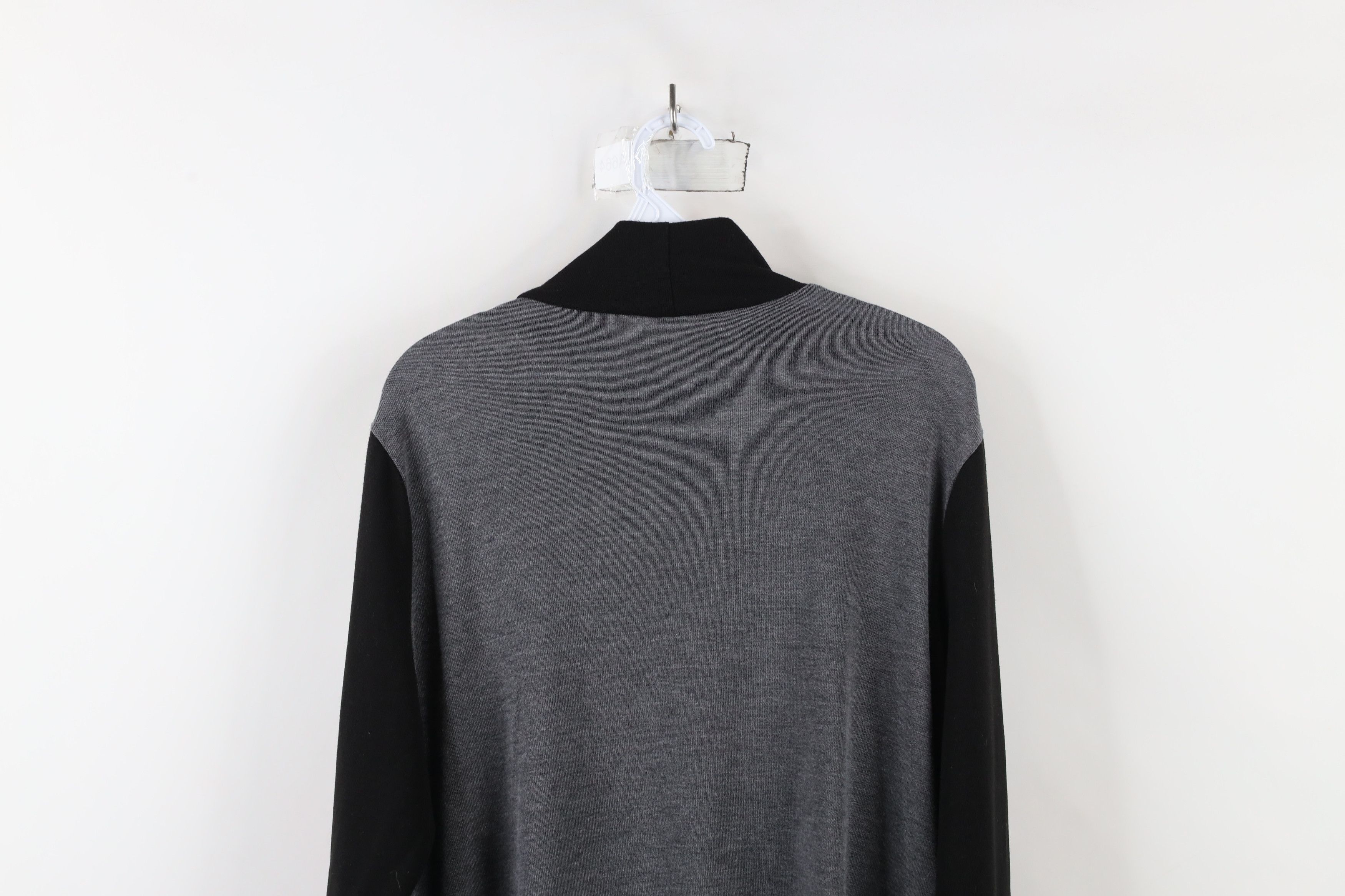 Vintage Slinky Brand Lagenlook Stretch Knit Mock Neck Sweater USA Size L / US 10 / IT 46 - 10 Thumbnail