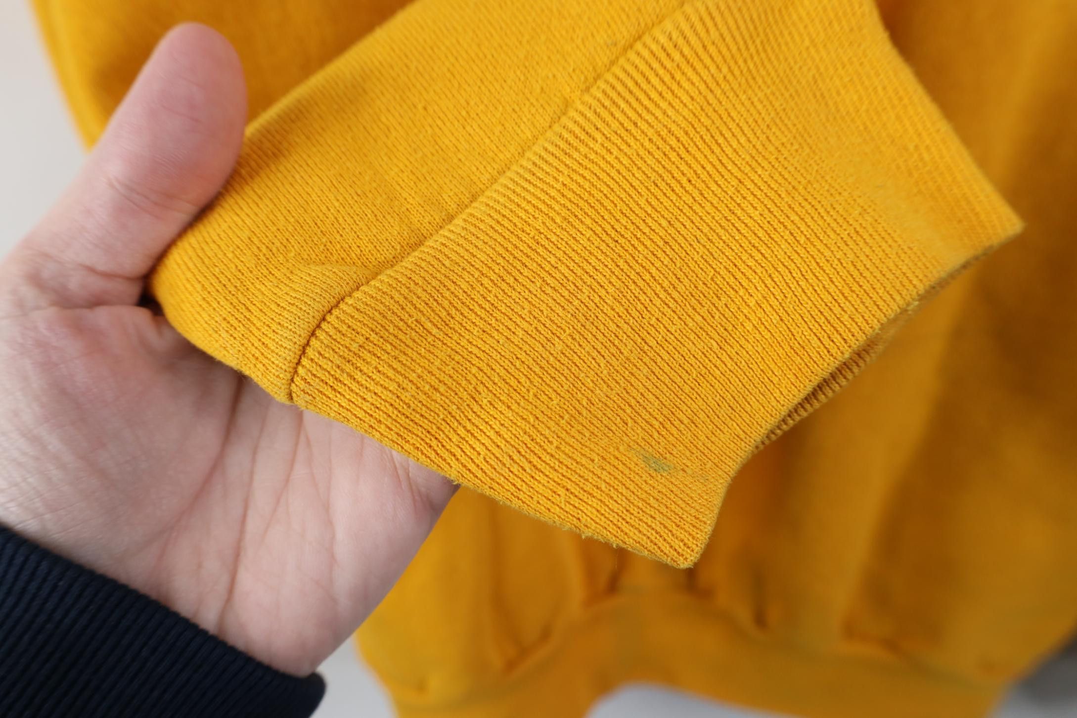 Vintage Vintage 90s Metro Parks Volunteer Crewneck Sweatshirt Yellow Size US XL / EU 56 / 4 - 11 Thumbnail