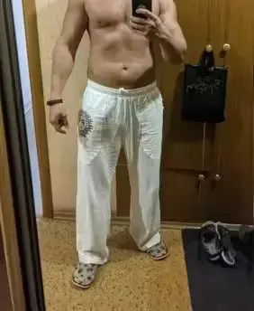 Other Men Cotton Linen Pants Oversized Jogger Sweatpants Size US 33 - 4 Thumbnail
