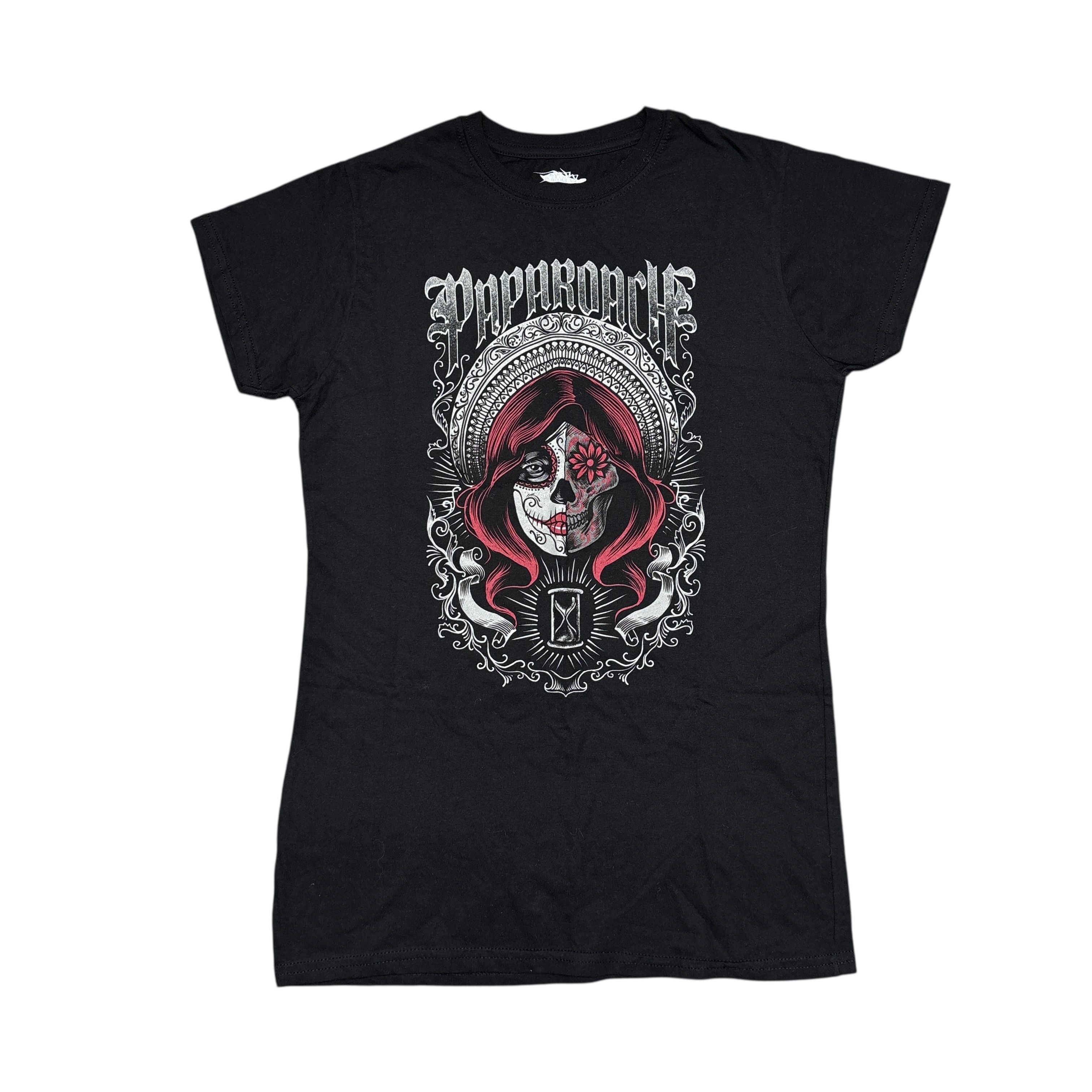 Band Tees Papa Roach Shirt Black Womens Baby Tee Metal Band Tee Size L / US 10 / IT 46 - 1 Thumbnail