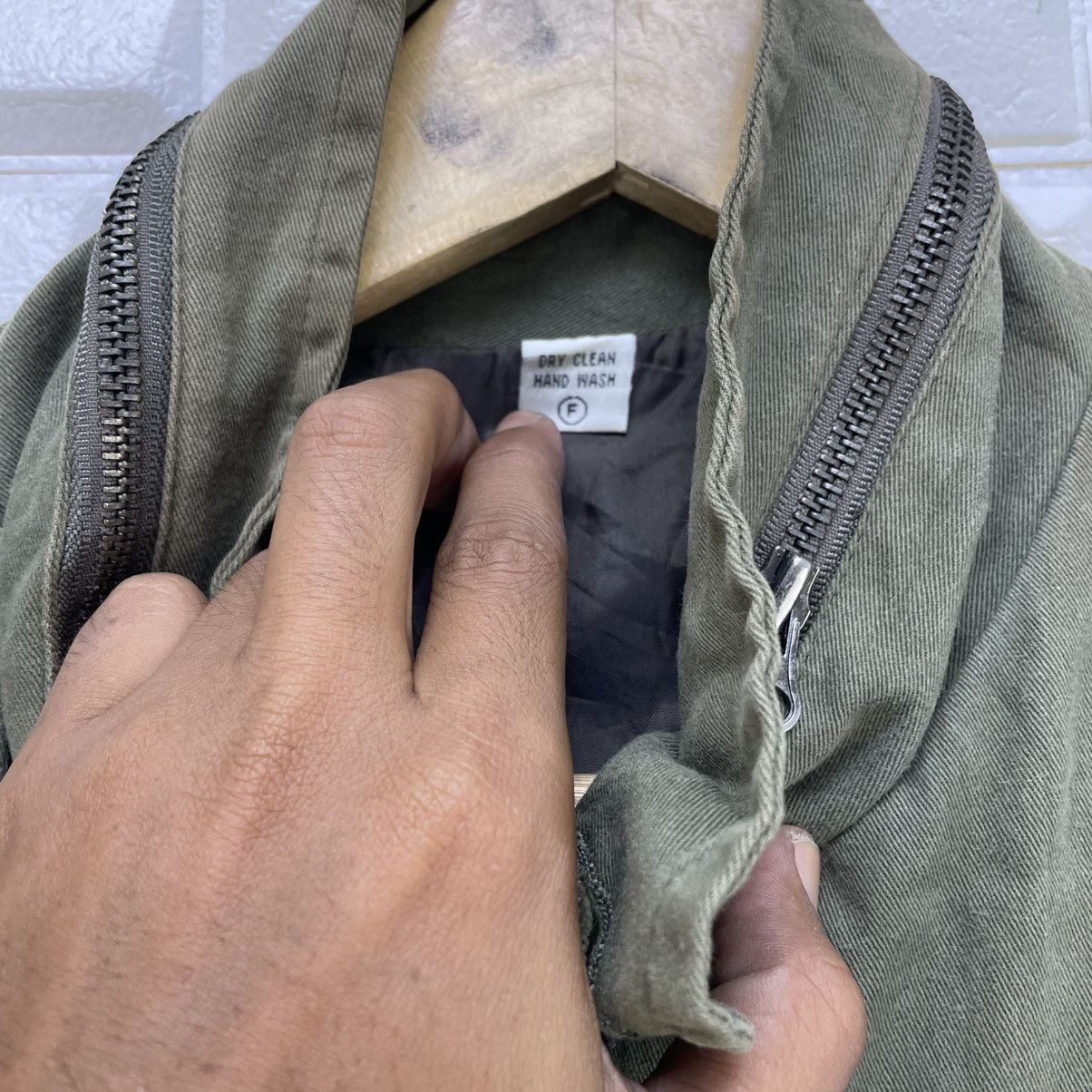 Japanese Brand × Vintage Japanese Brand Military Jacket Floral Skul Printed Size M / US 6-8 / IT 42-44 - 7 Thumbnail